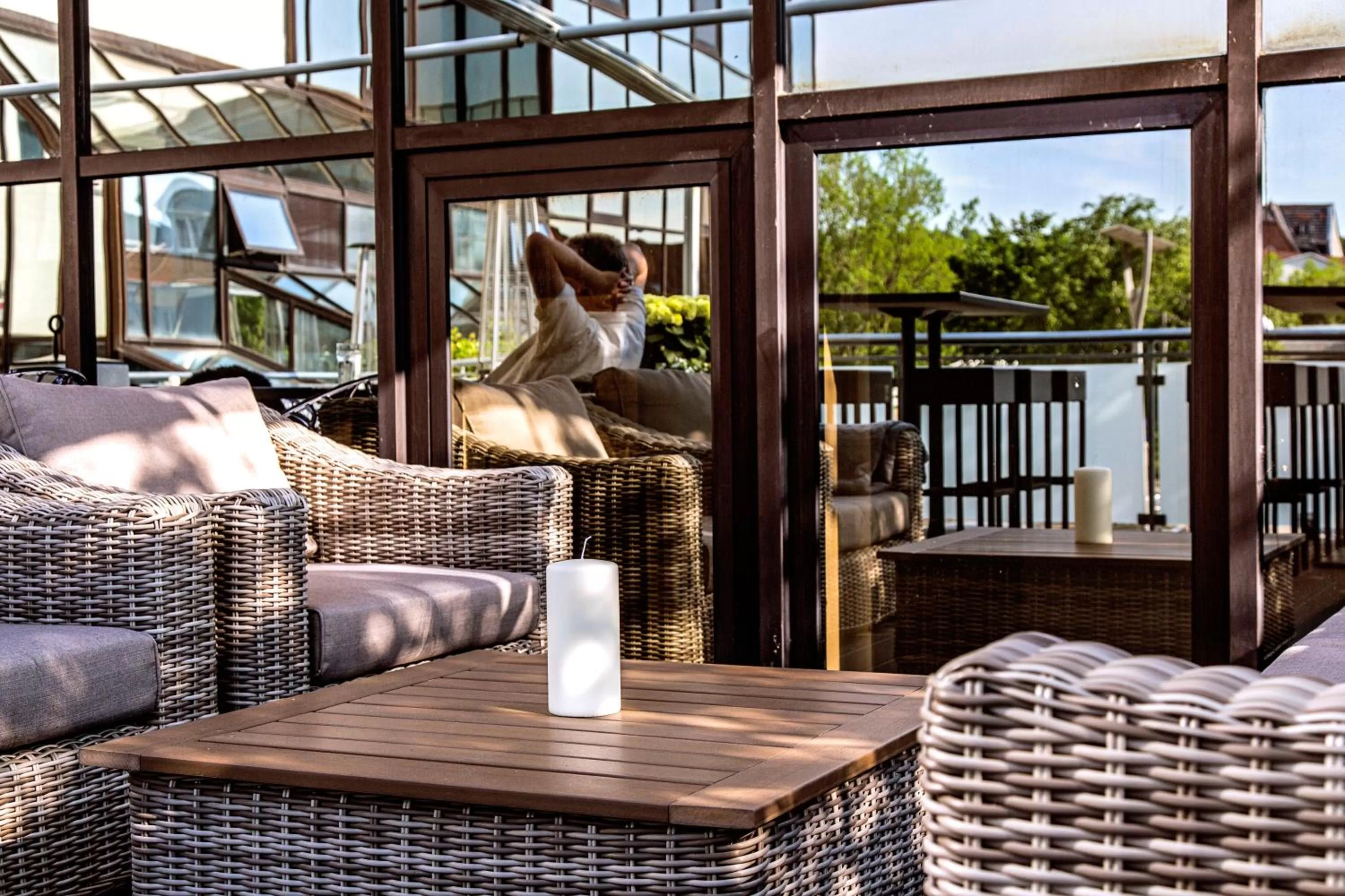 Patio in Hotel Europa