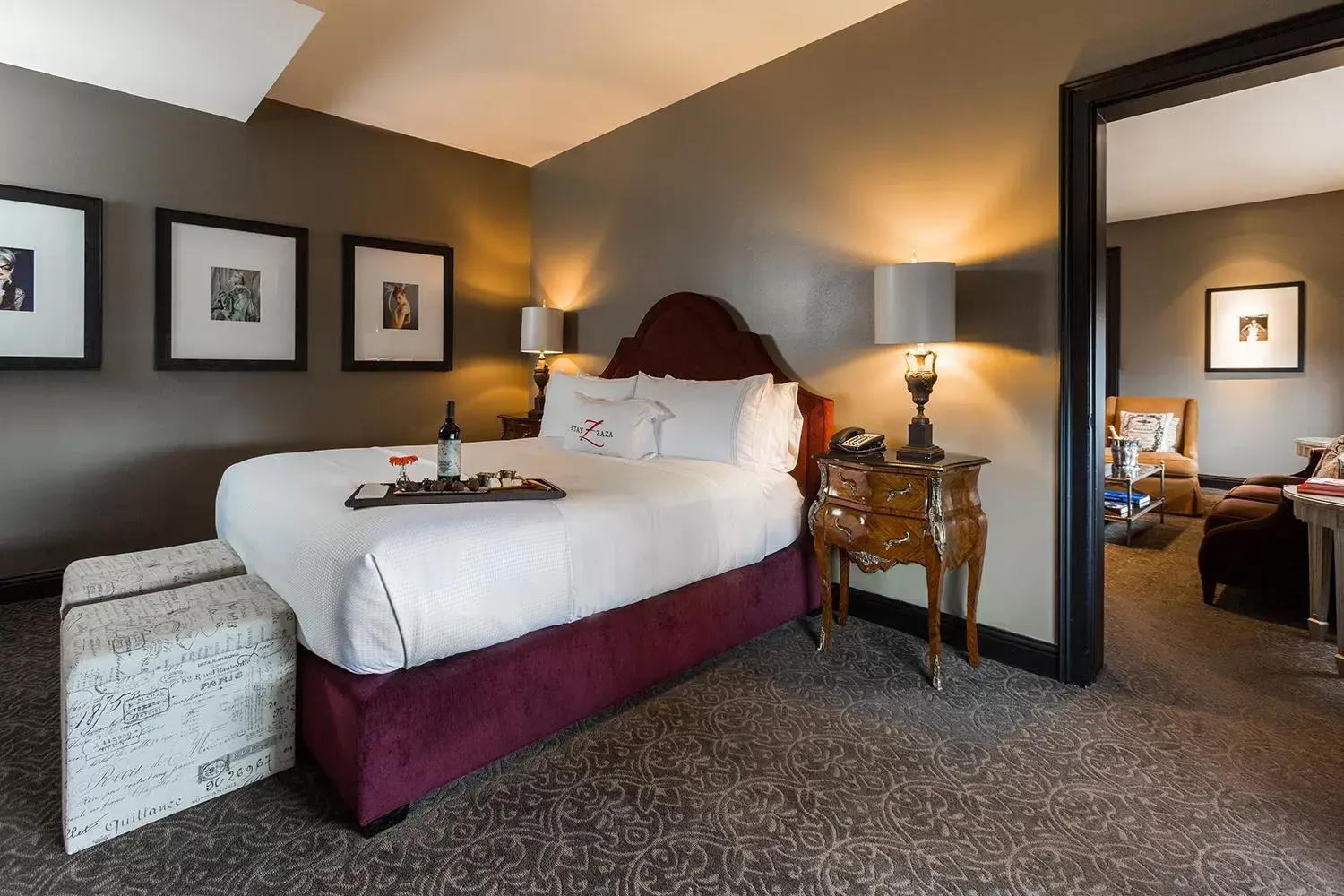 Bedroom, Bed in Hotel Zaza Houston