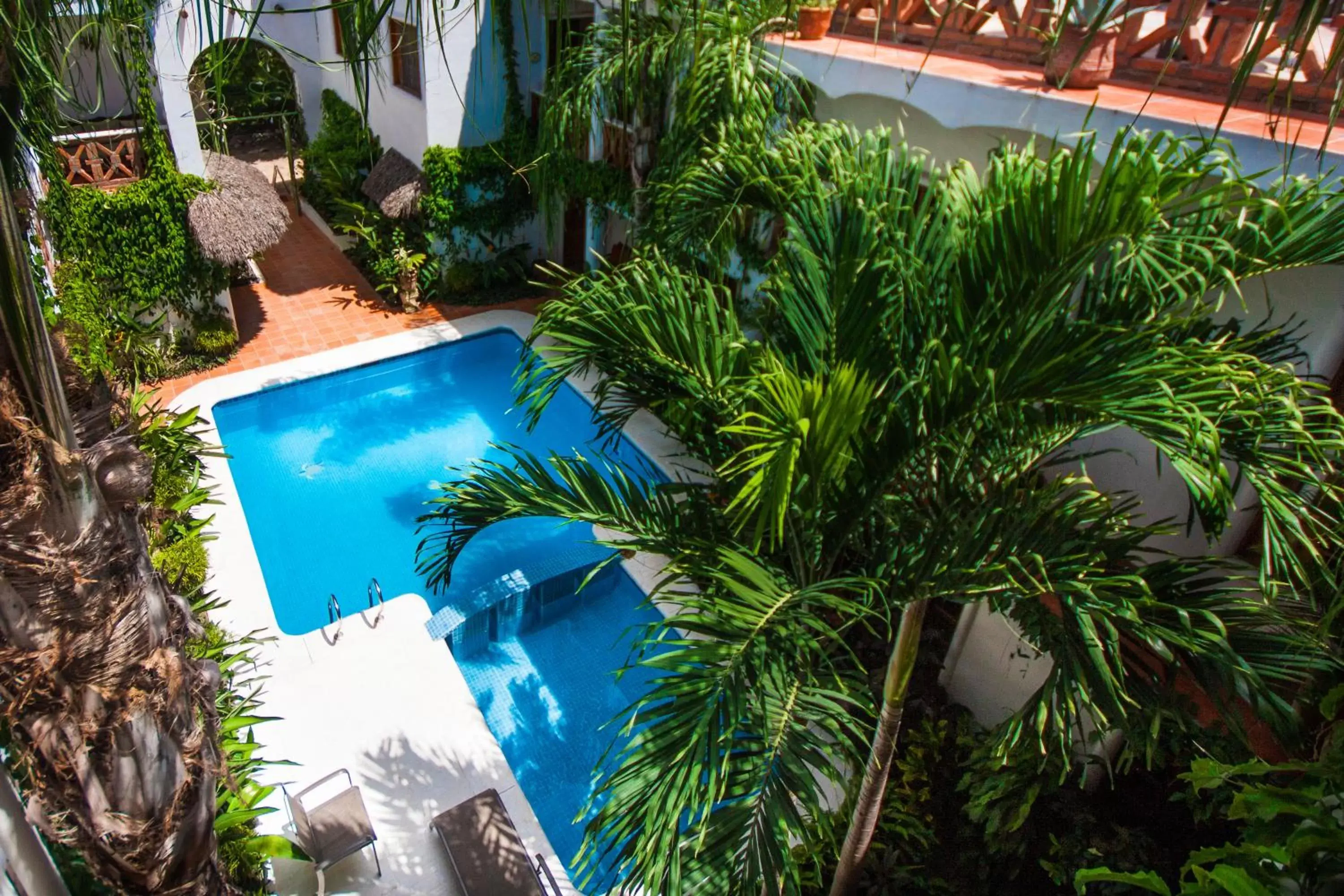 Day, Pool View in Hotelito Los Sueños