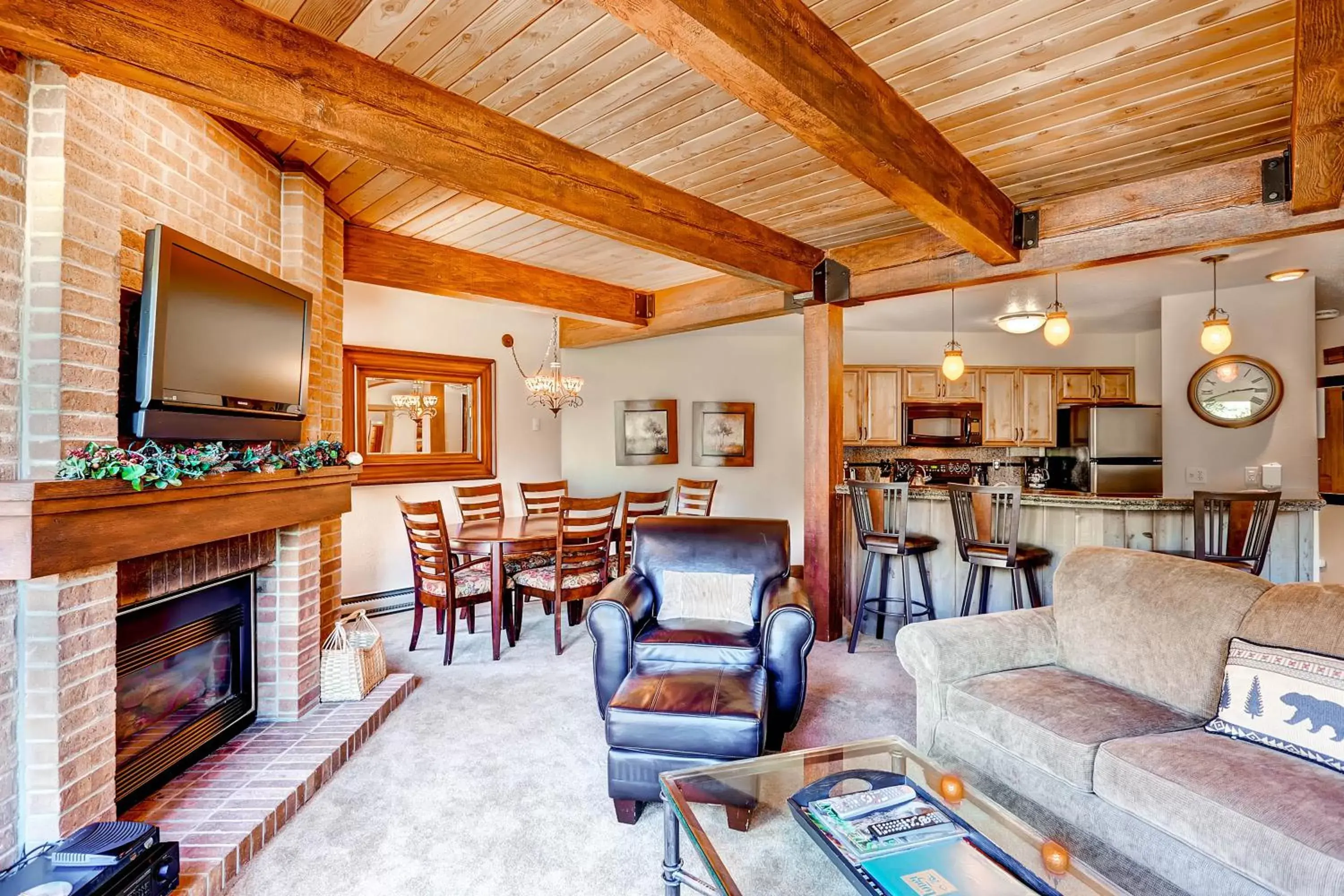 Living room, Seating Area in The Lodge at Steamboat by Vacasa