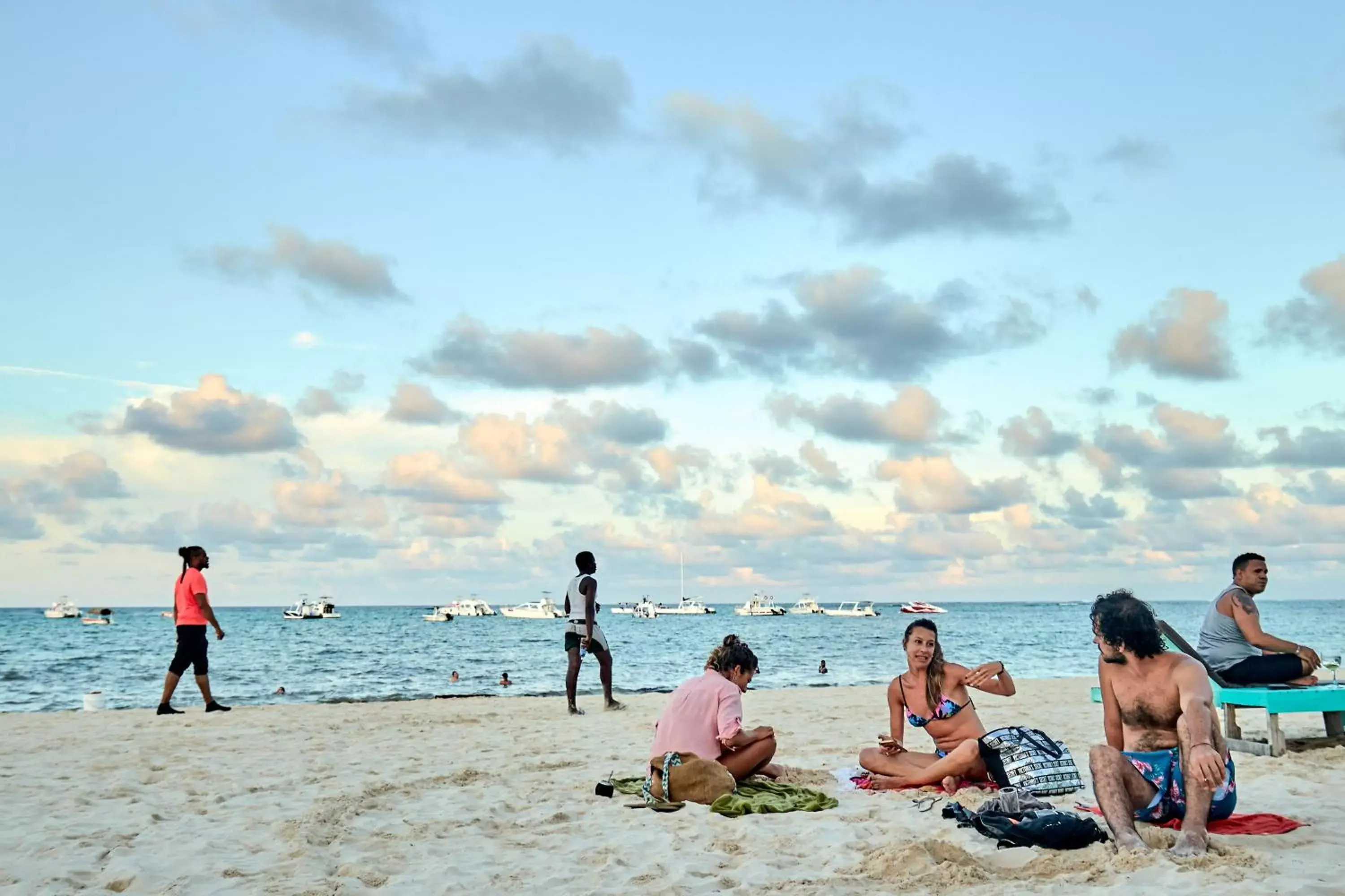 People, Beach in Los Corales Beach Village