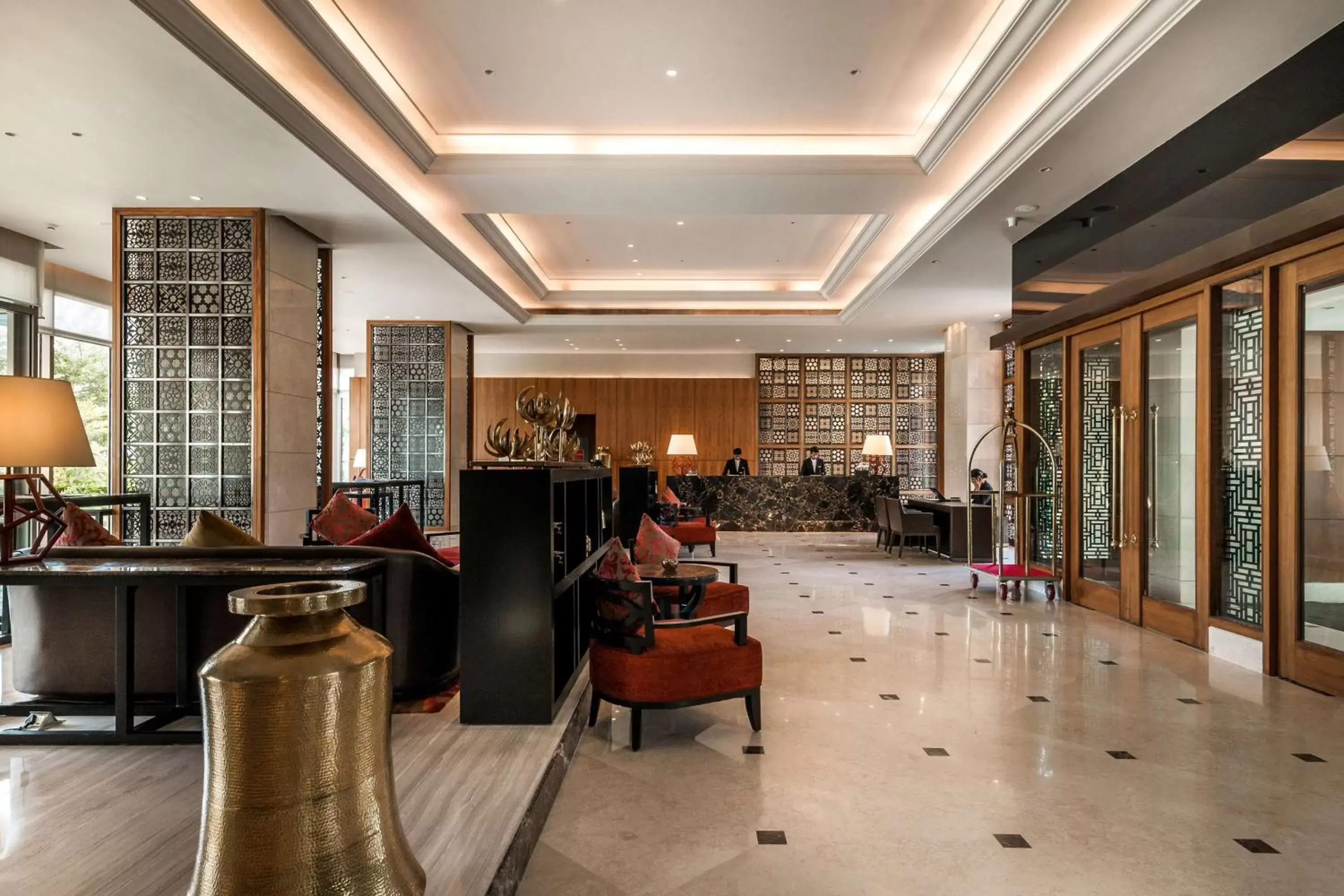 Lobby or reception in Hyatt Ahmedabad