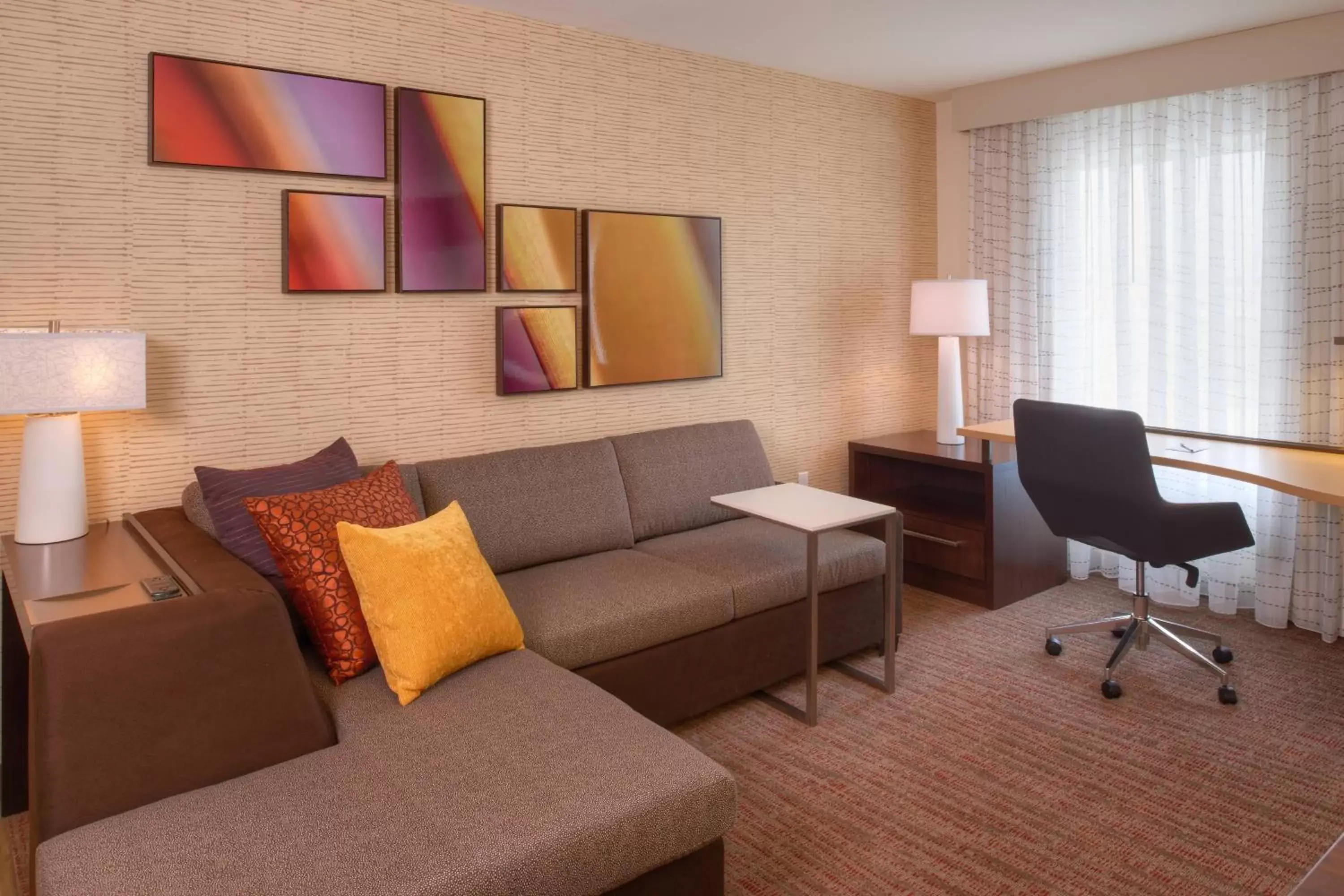 Living room, Seating Area in Residence Inn by Marriott Chicago Bolingbrook