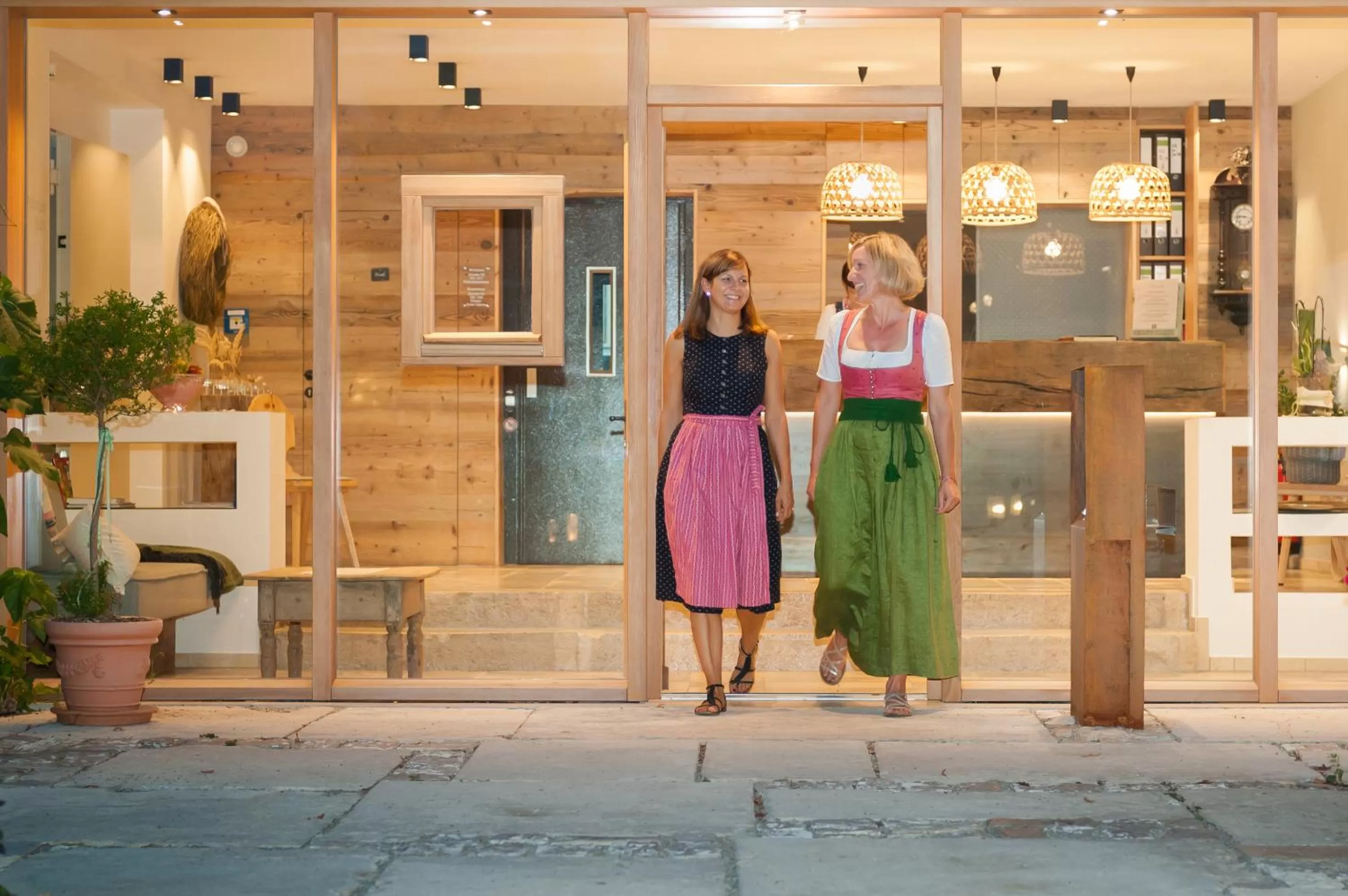 Lobby or reception in Forstnerwirt hotel | stubn | biergarten