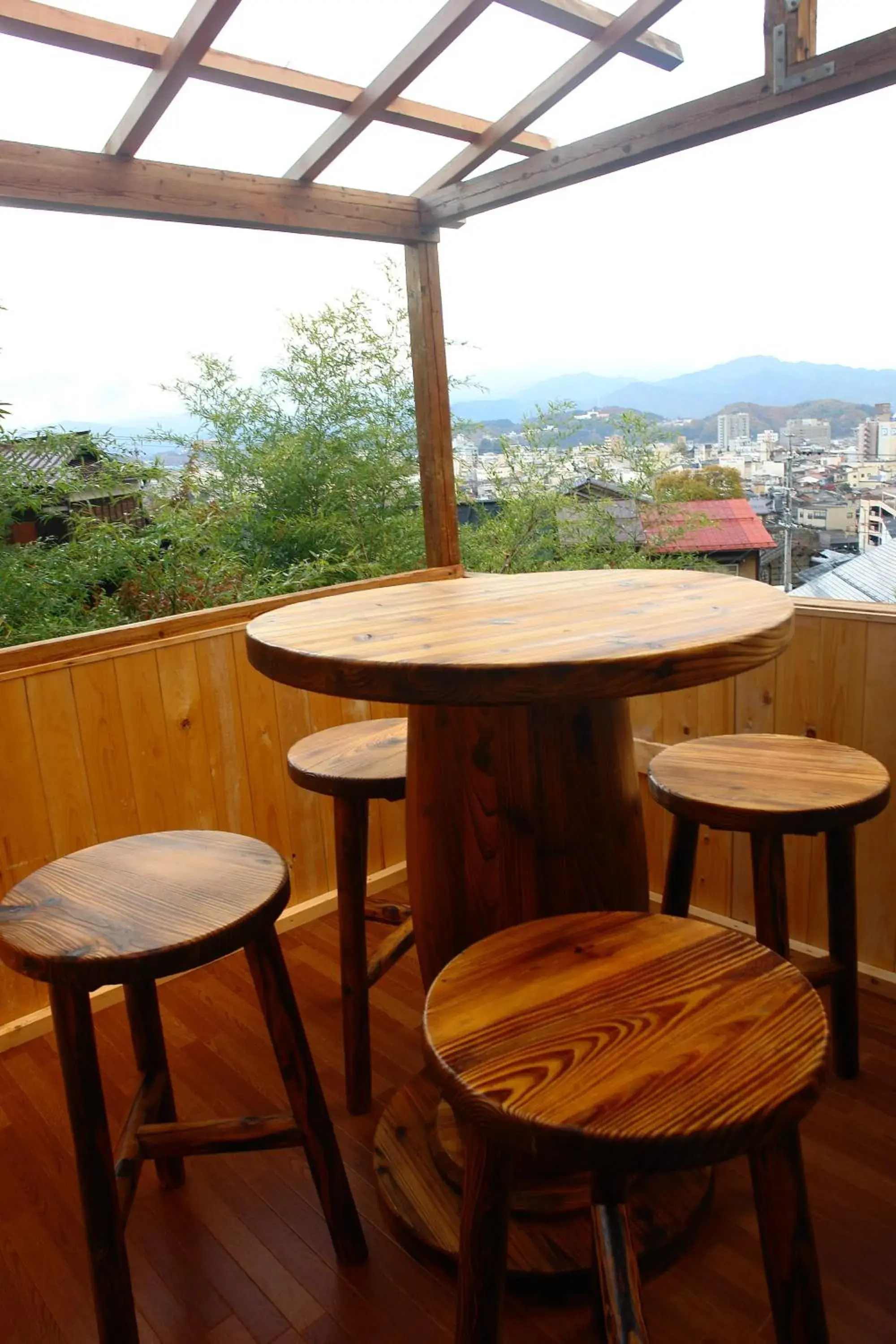 Balcony/Terrace in Futarishizuka Hakuun Hotel