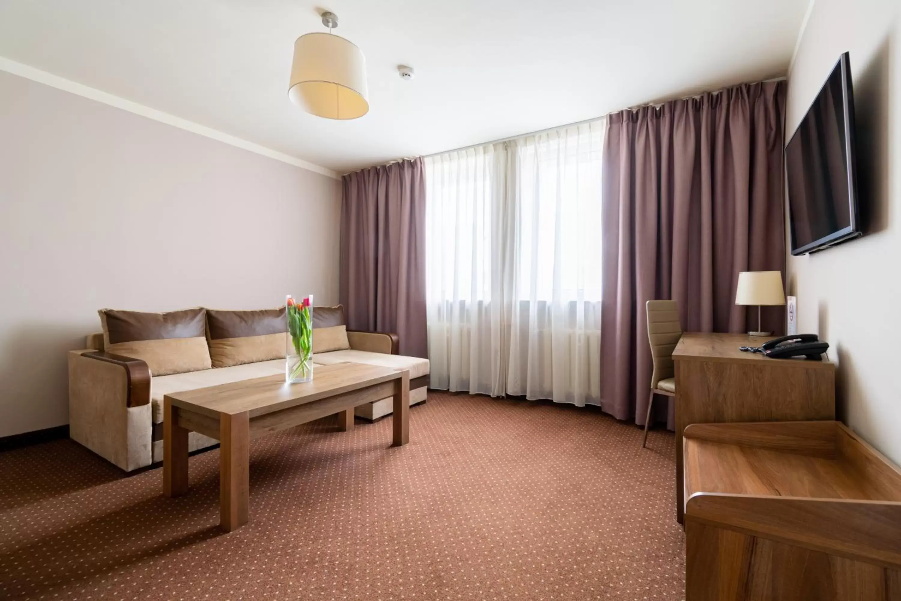 TV and multimedia, Seating Area in Hotel Diament Zabrze - Gliwice