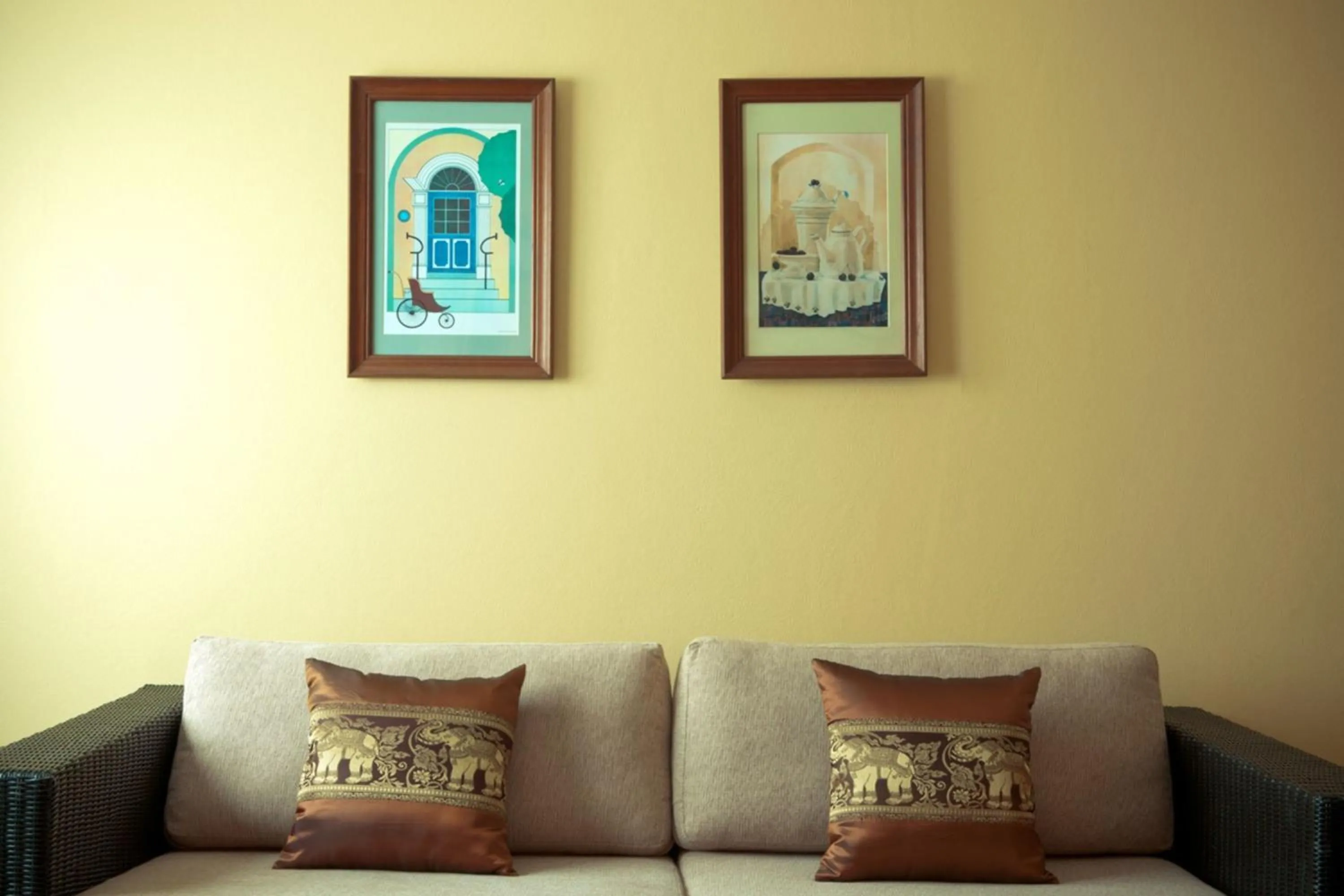 Seating area in Baan PhuAnda Phuket