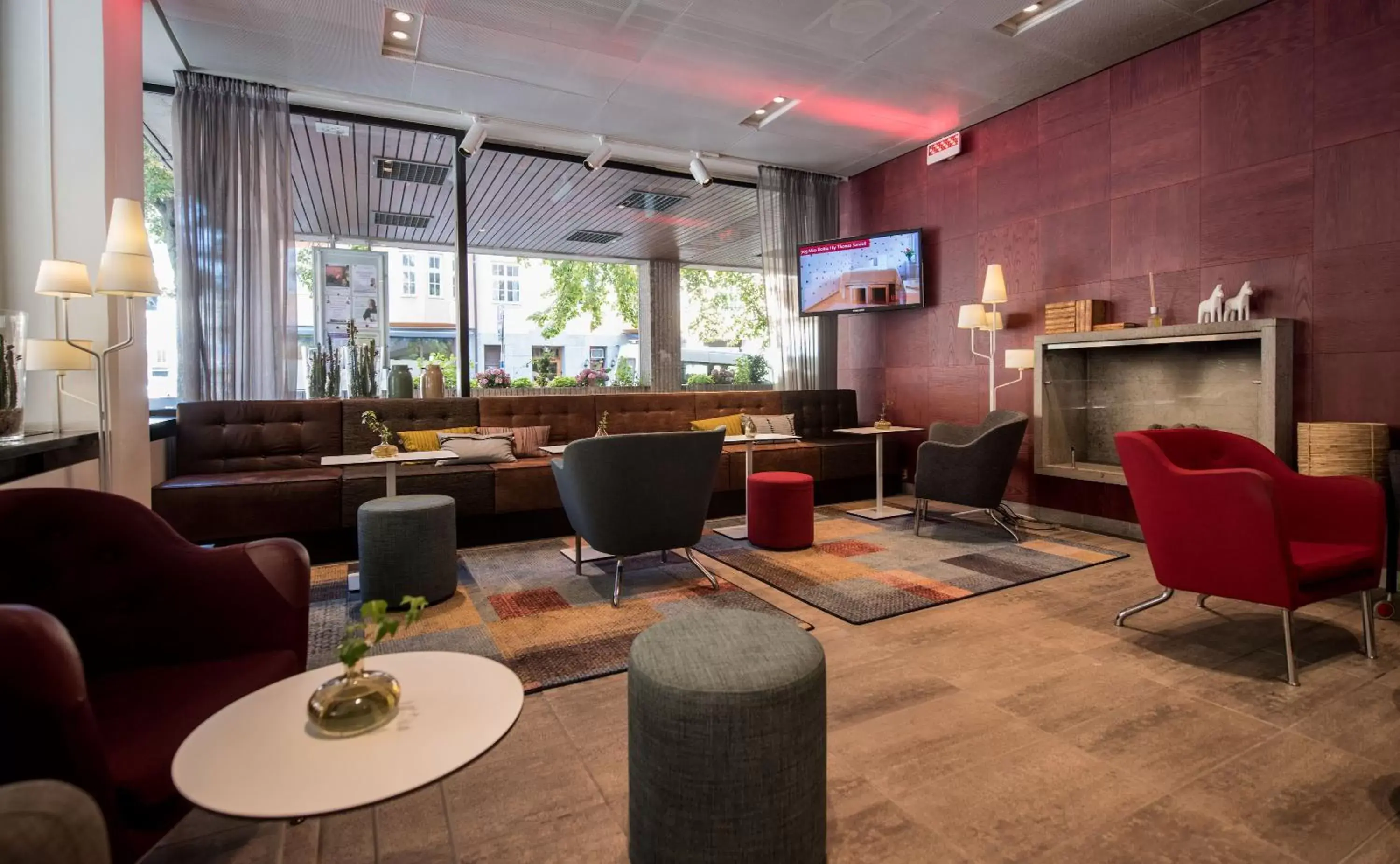 Lobby or reception, Lounge/Bar in Hotel Birger Jarl