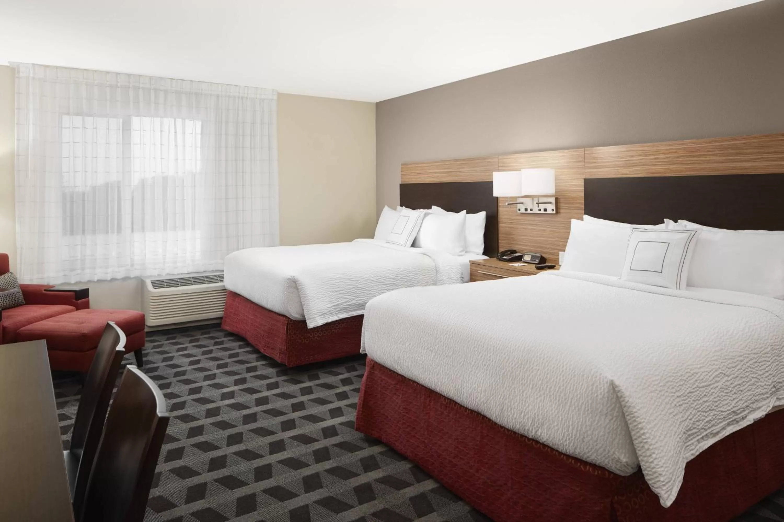 Studio with Two Queen Beds - Hearing Accessible in TownePlace Suites by Marriott Tampa South