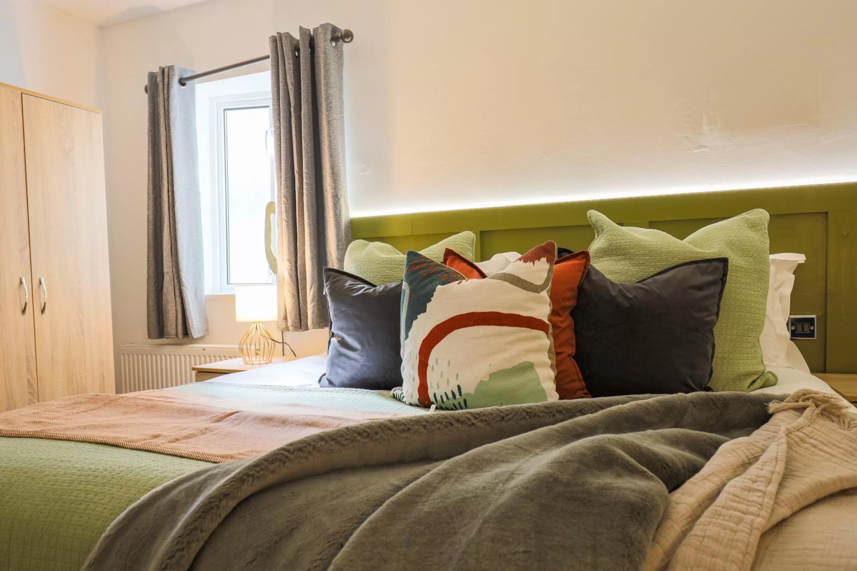 Bed in The Angharad Hotel and Restaurant