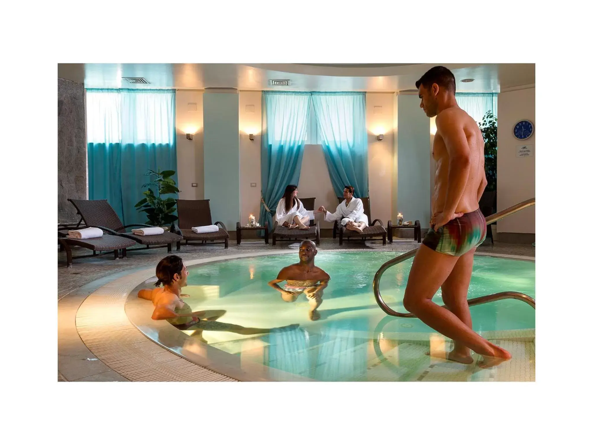 Swimming pool, Guests in Towers Hotel Stabiae Sorrento Coast