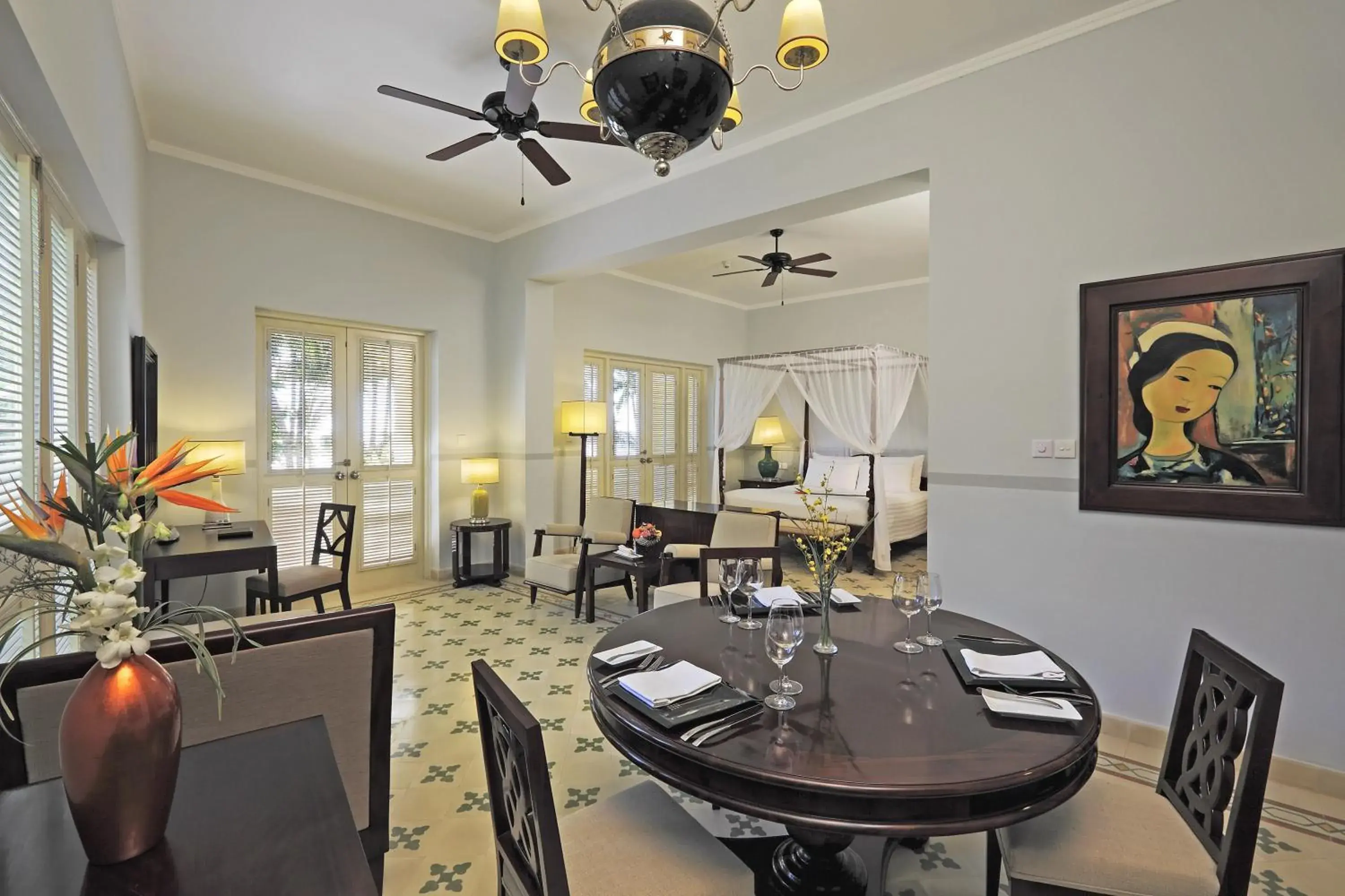 Living room, Restaurant/Places to Eat in La Veranda Resort Phu Quoc - MGallery