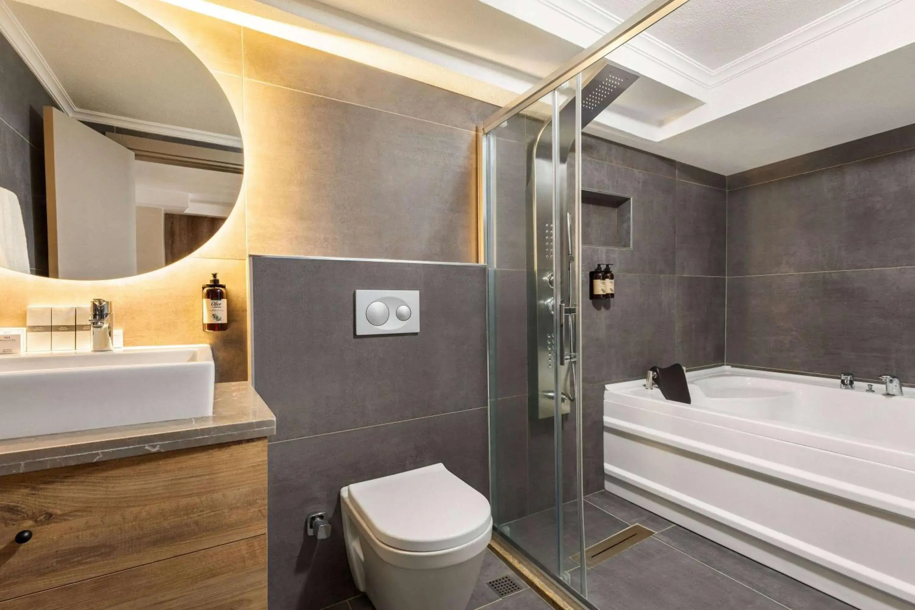 TV and multimedia, Bathroom in Istanbul New Airport Hotel Trademark Collection by Wyndham