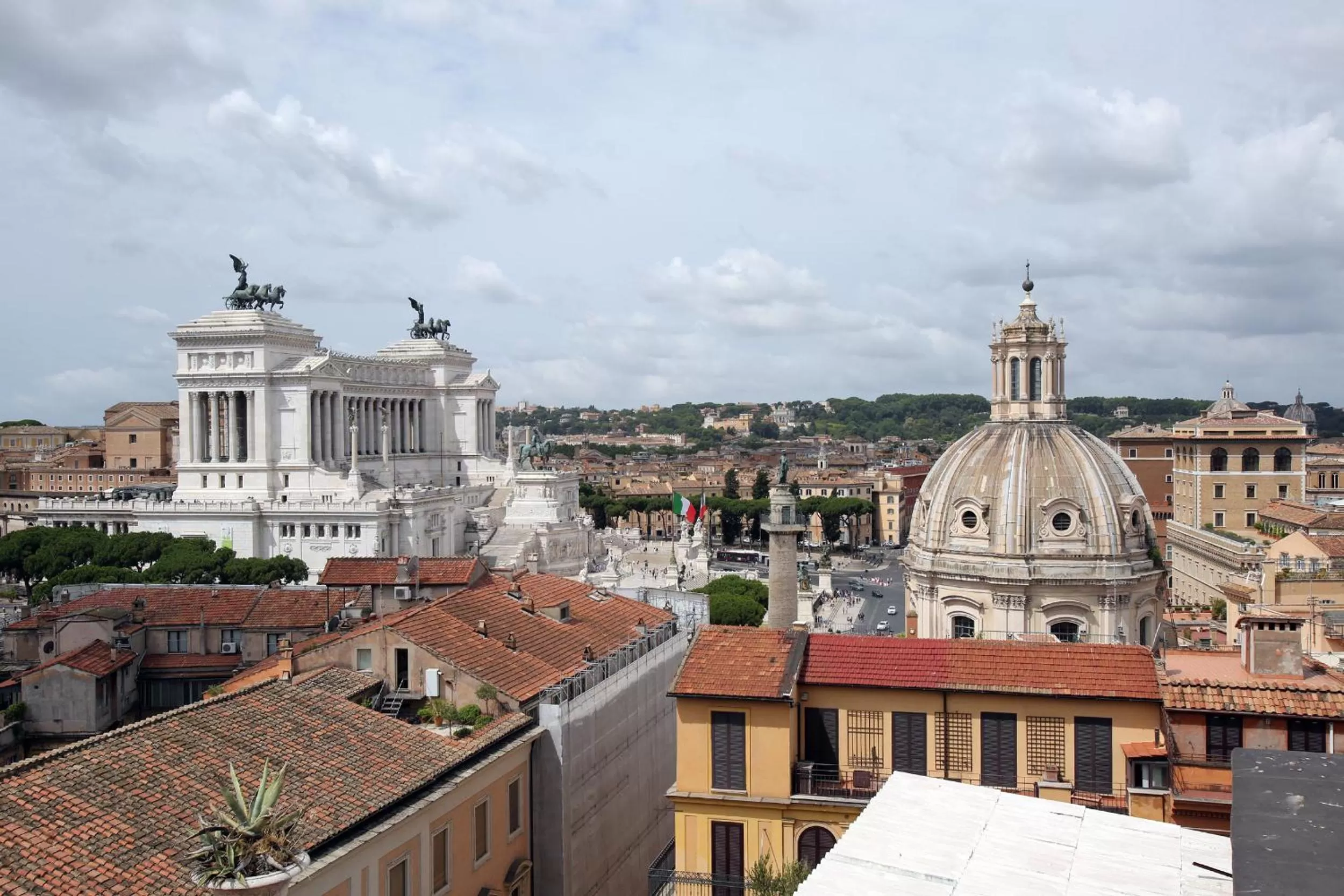 City view in Hotel Traiano