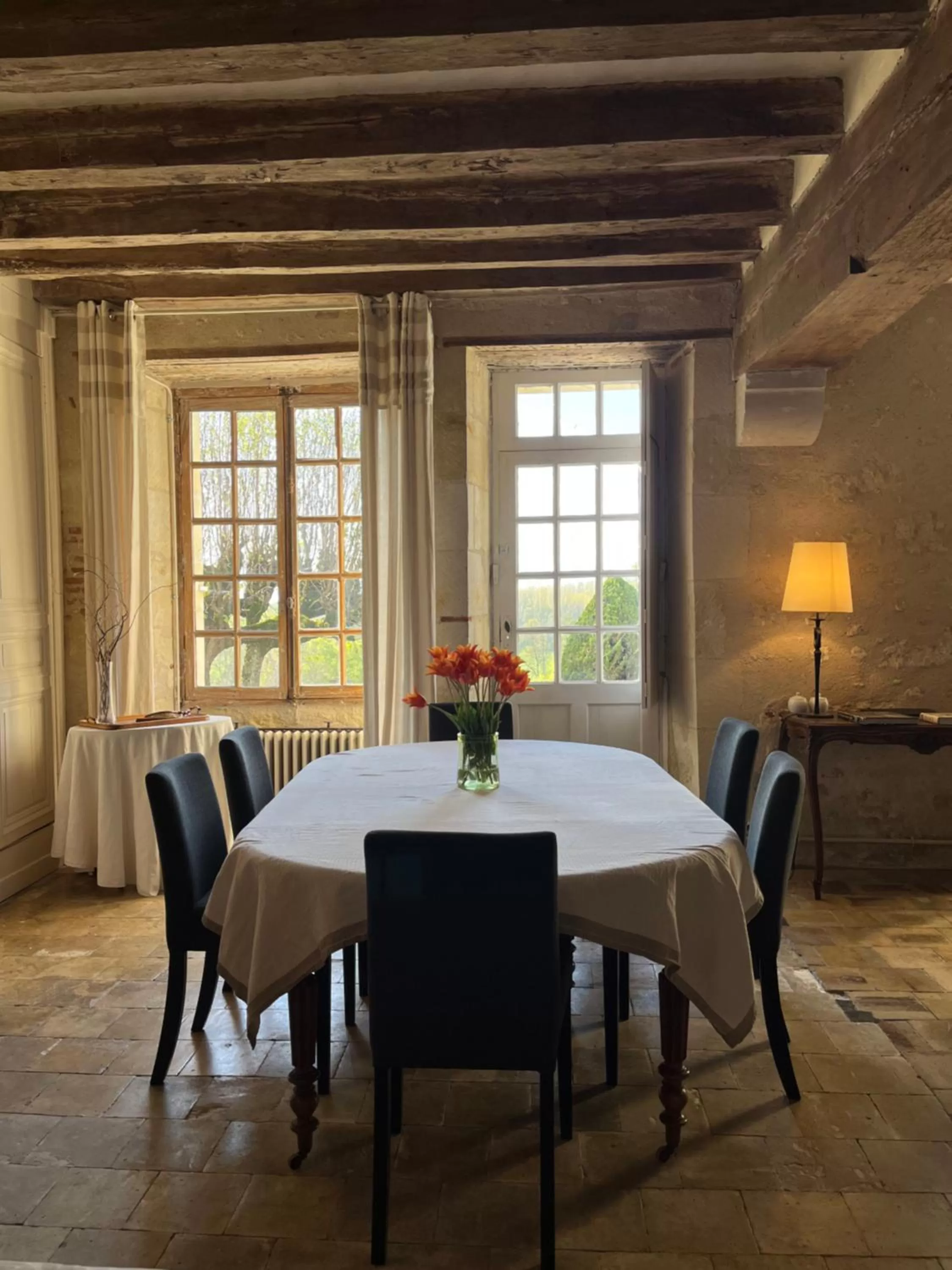 Breakfast in Château de Nazelles Amboise