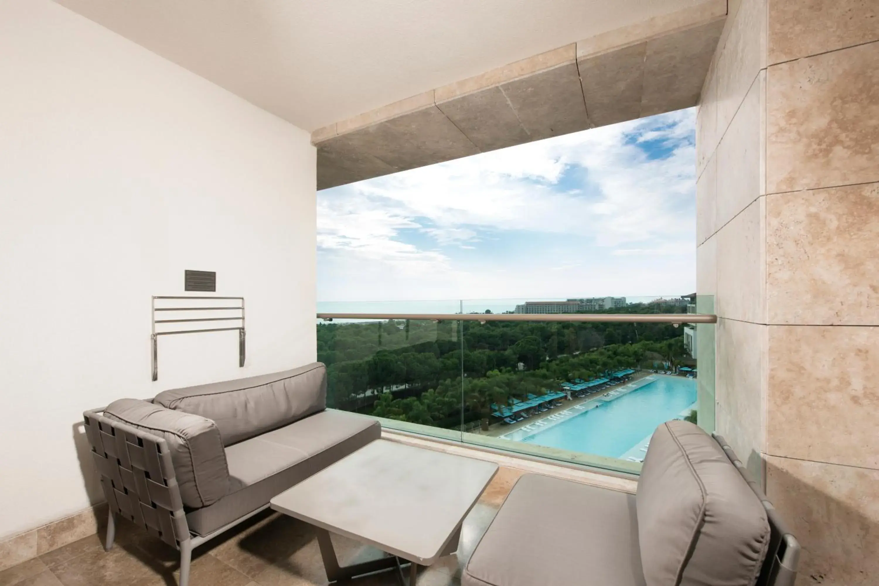 View (from property/room), Balcony/Terrace in Regnum Carya