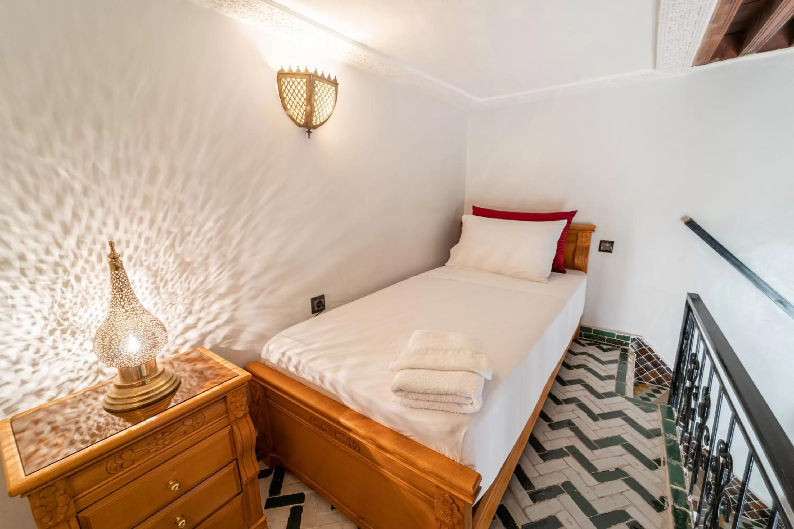 Bed in Riad Taj Salma