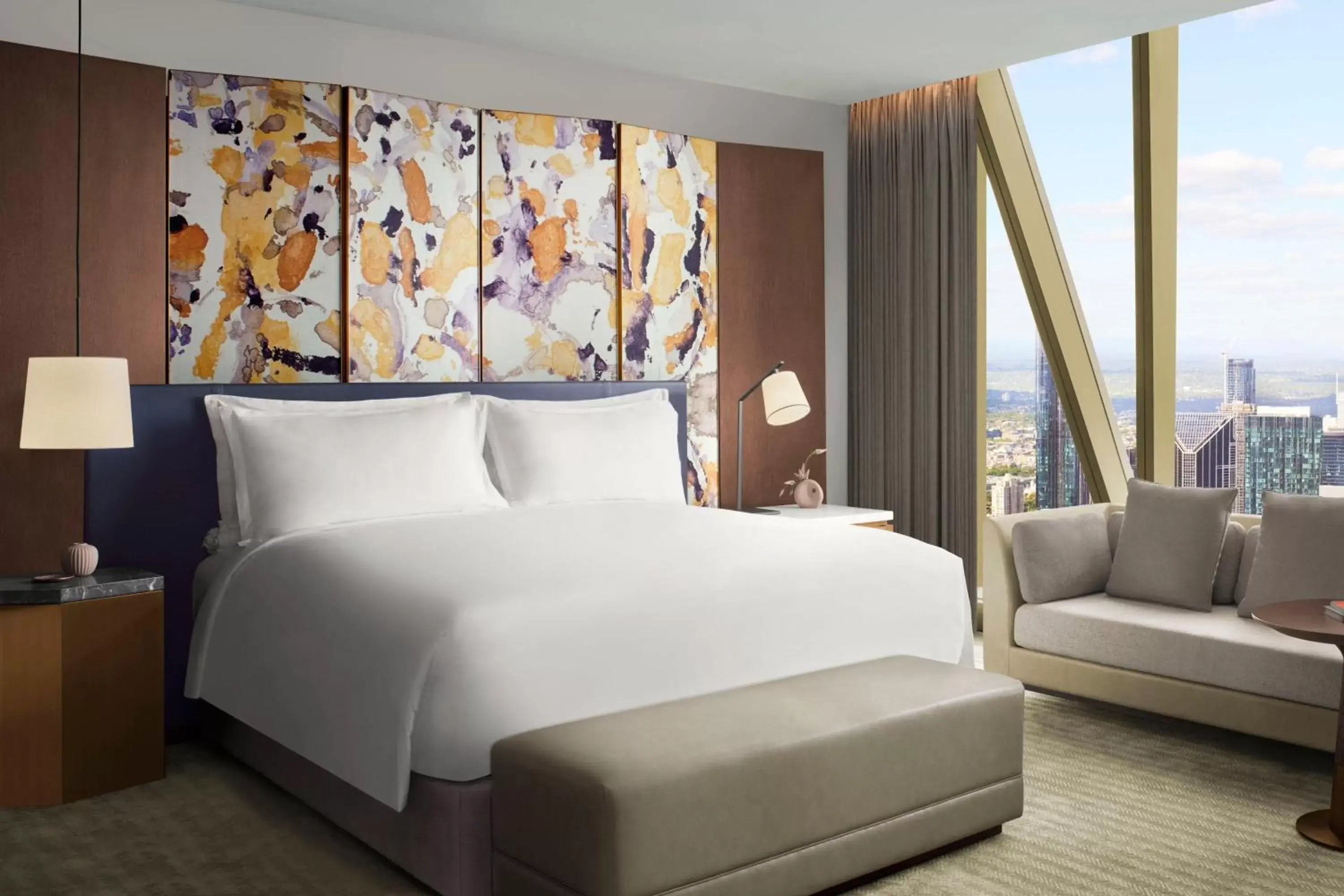 Bedroom, Bed in The Ritz-Carlton, Melbourne