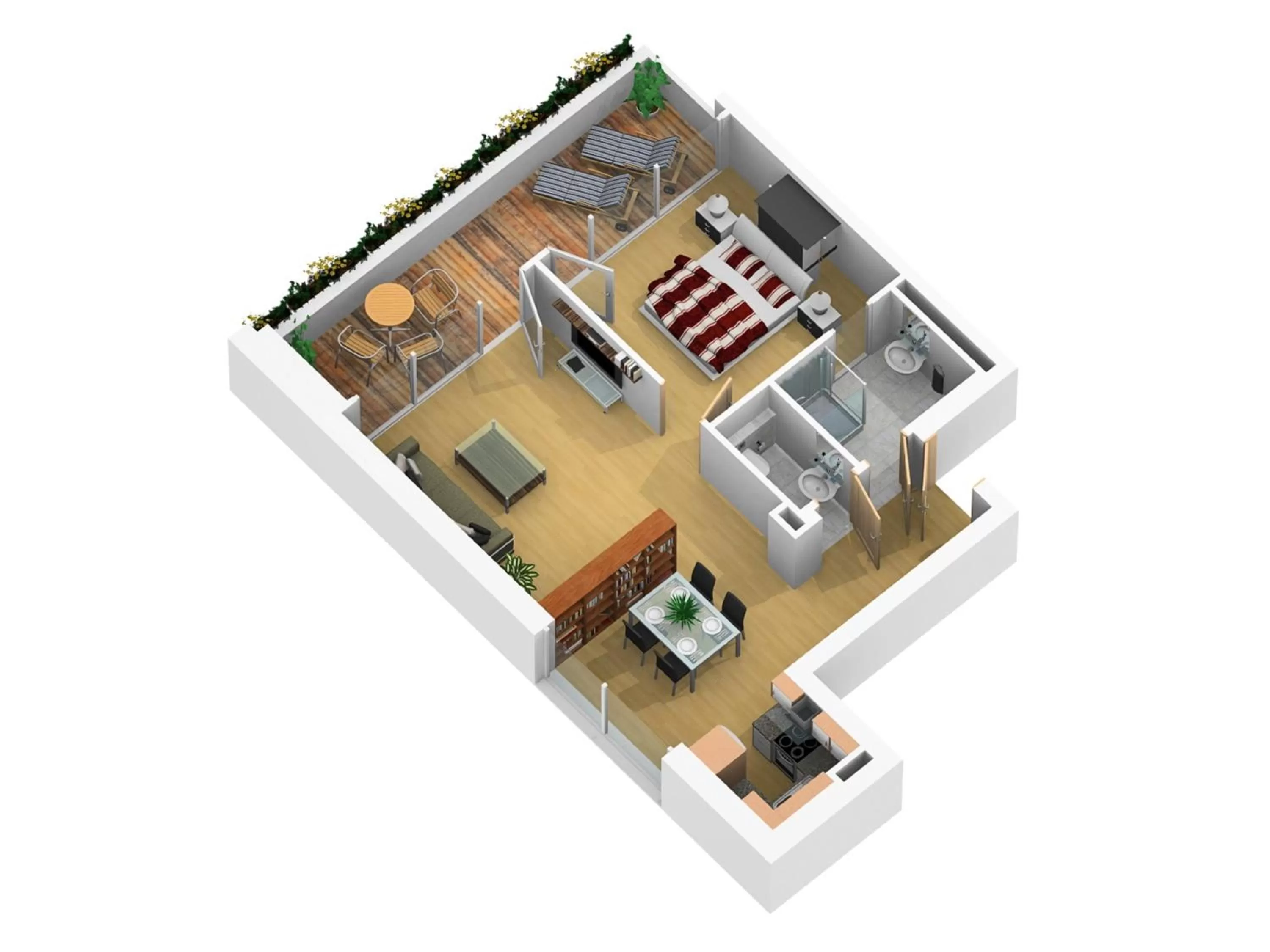 Other, Floor Plan in Private Living Apartments
