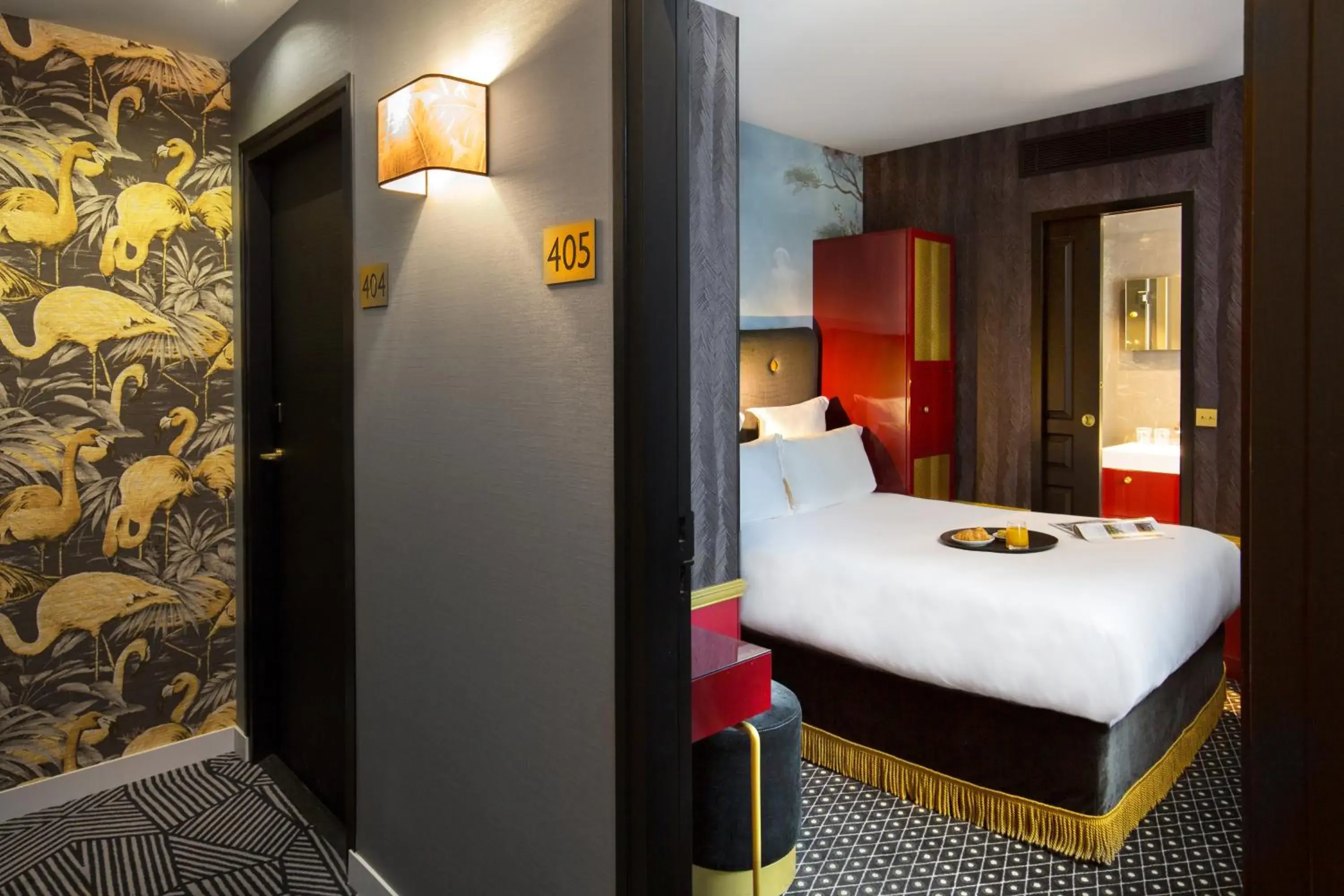 Bed in Snob Hotel by Elegancia