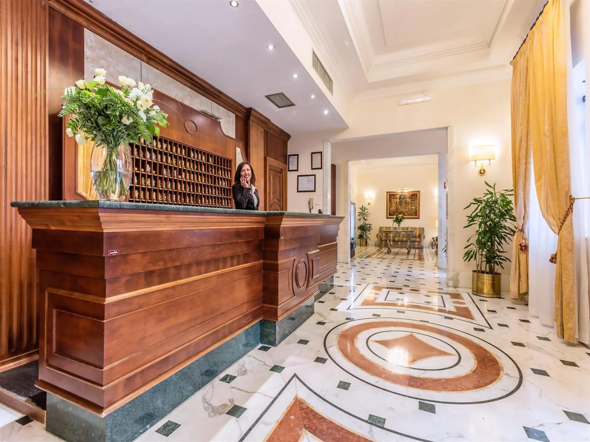 Lobby or reception in Raeli Hotel Noto