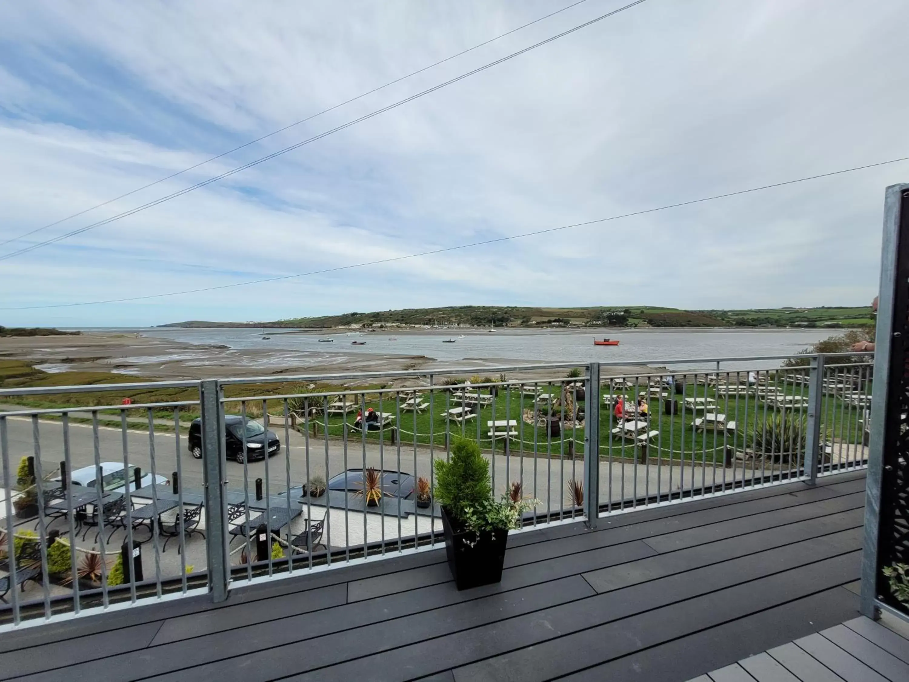 Balcony/Terrace in The Teifi Waterside Hotel