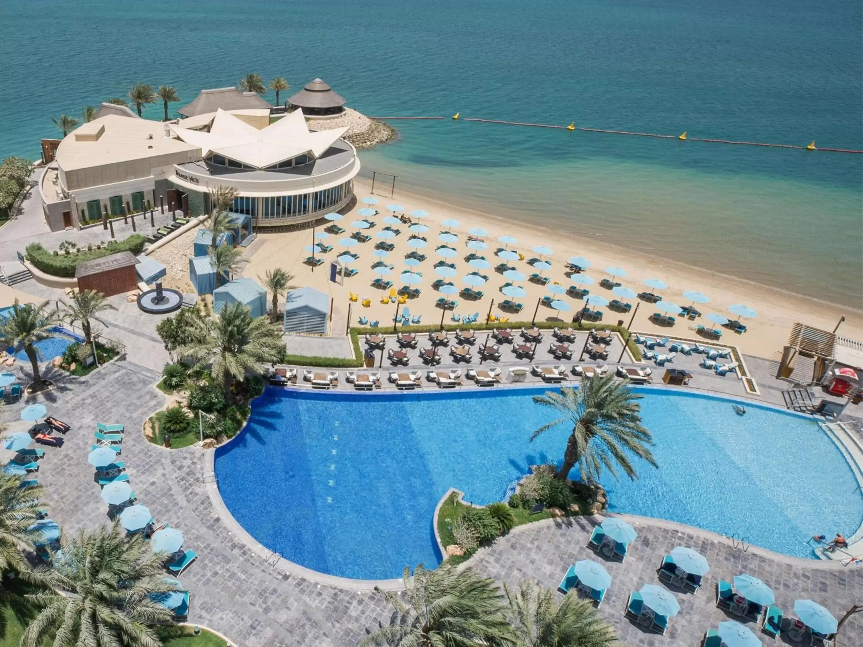 Property building, Bird's-eye View in Hilton Doha