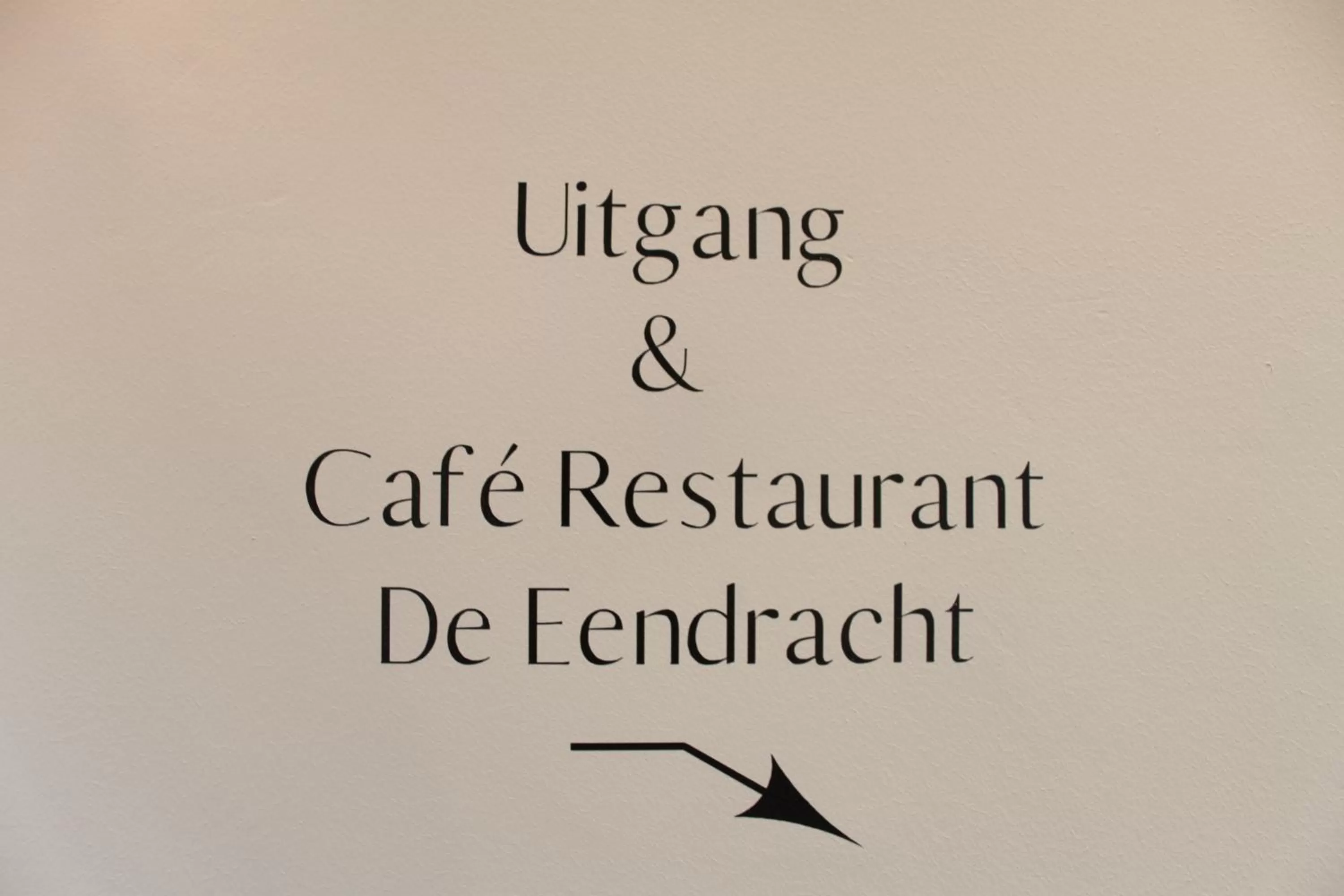Restaurant/places to eat in Boutique Hotel Weesp