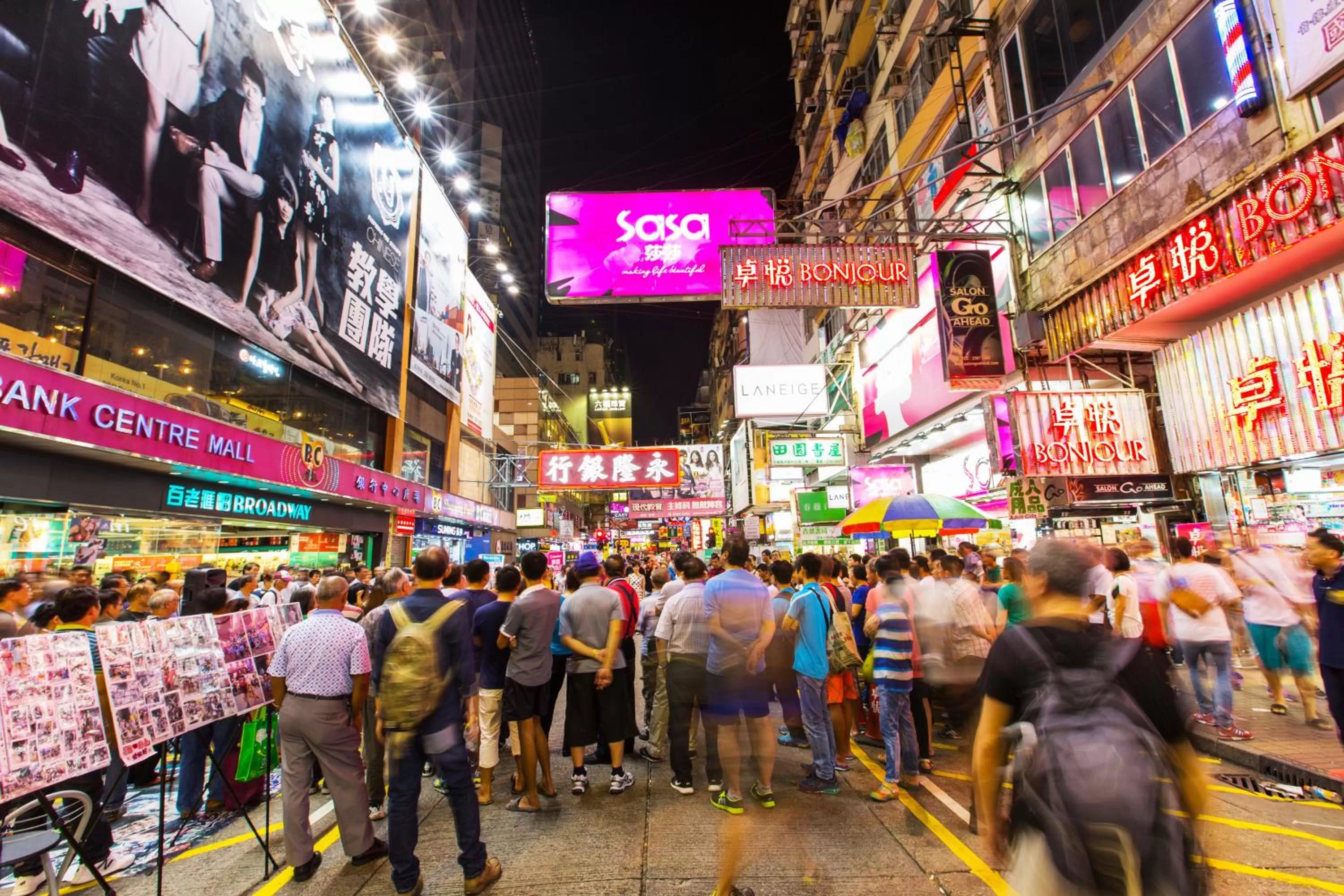 Shopping Area in Stanford Hotel Hong Kong