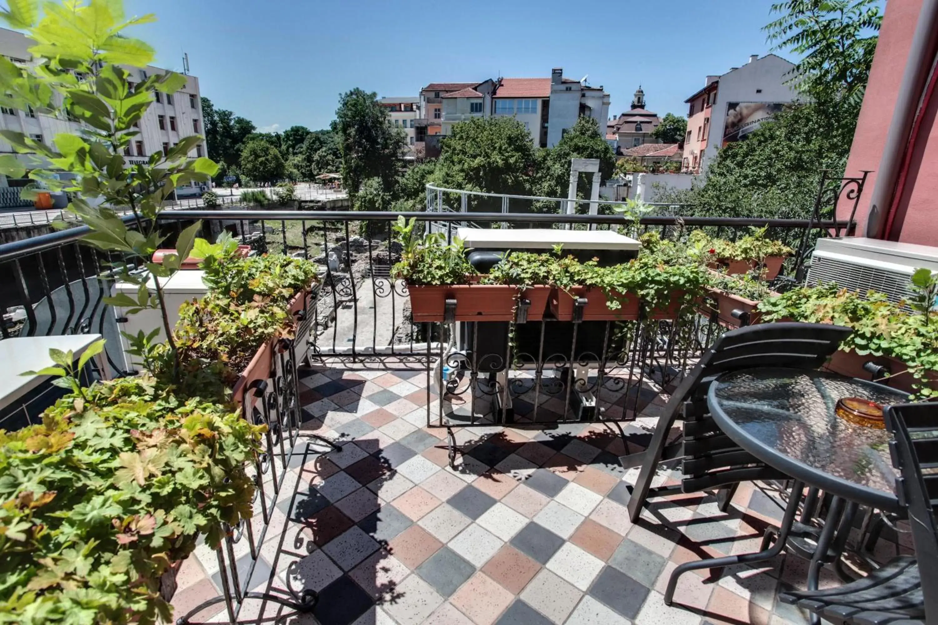 Balcony/Terrace in Hotel Odeon