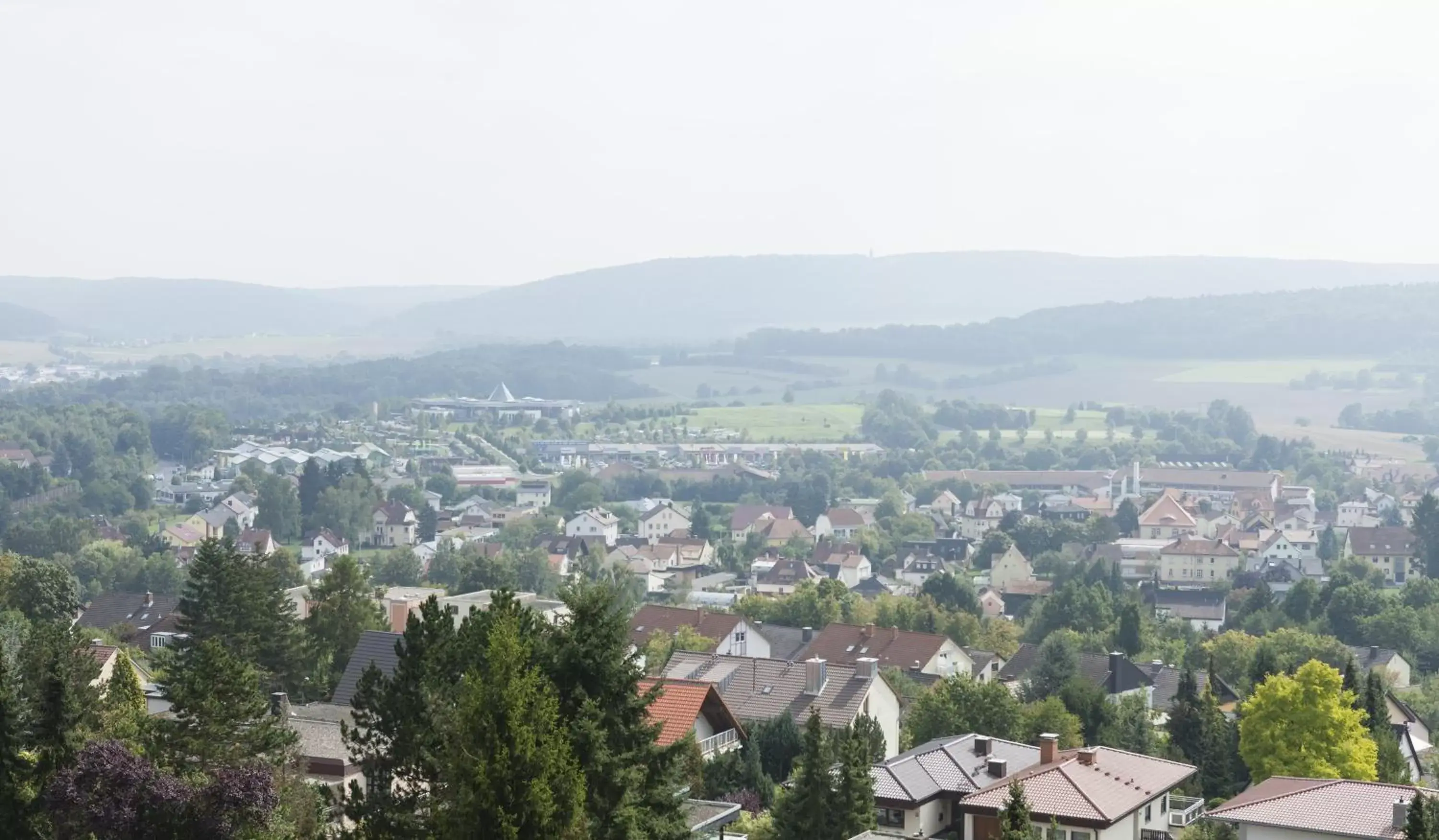 Bird's eye view, Bird's-eye View in Seniorenresidenz Parkwohnstift Bad Kissingen