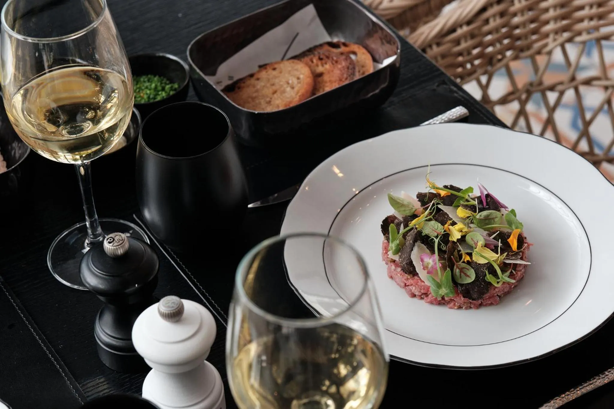 Food and drinks in Torel Palace Lisbon