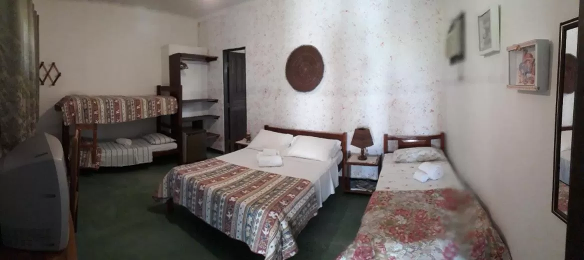 Bed in Pousada Lagoa Pequena