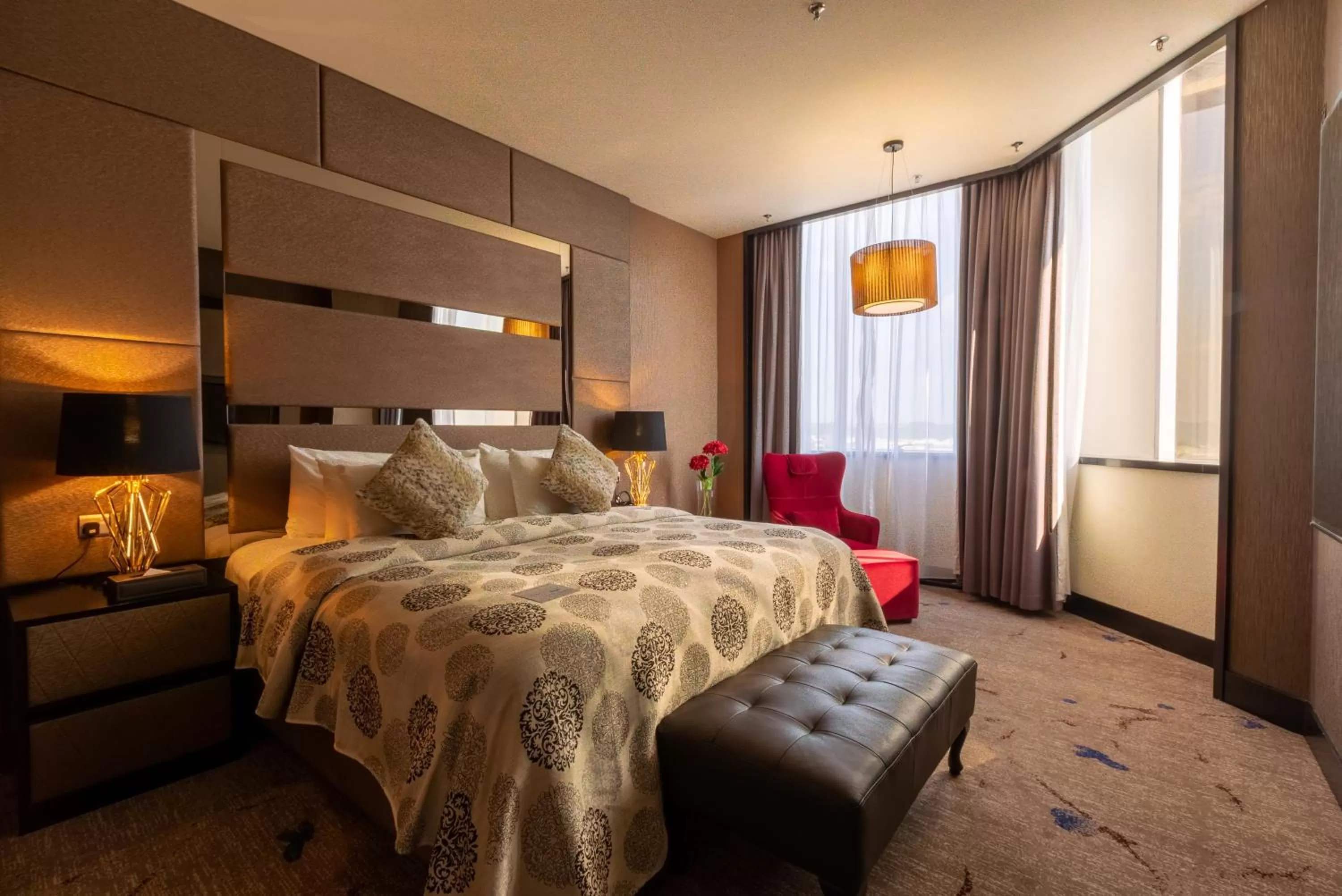 Bedroom, Bed in New World Suites