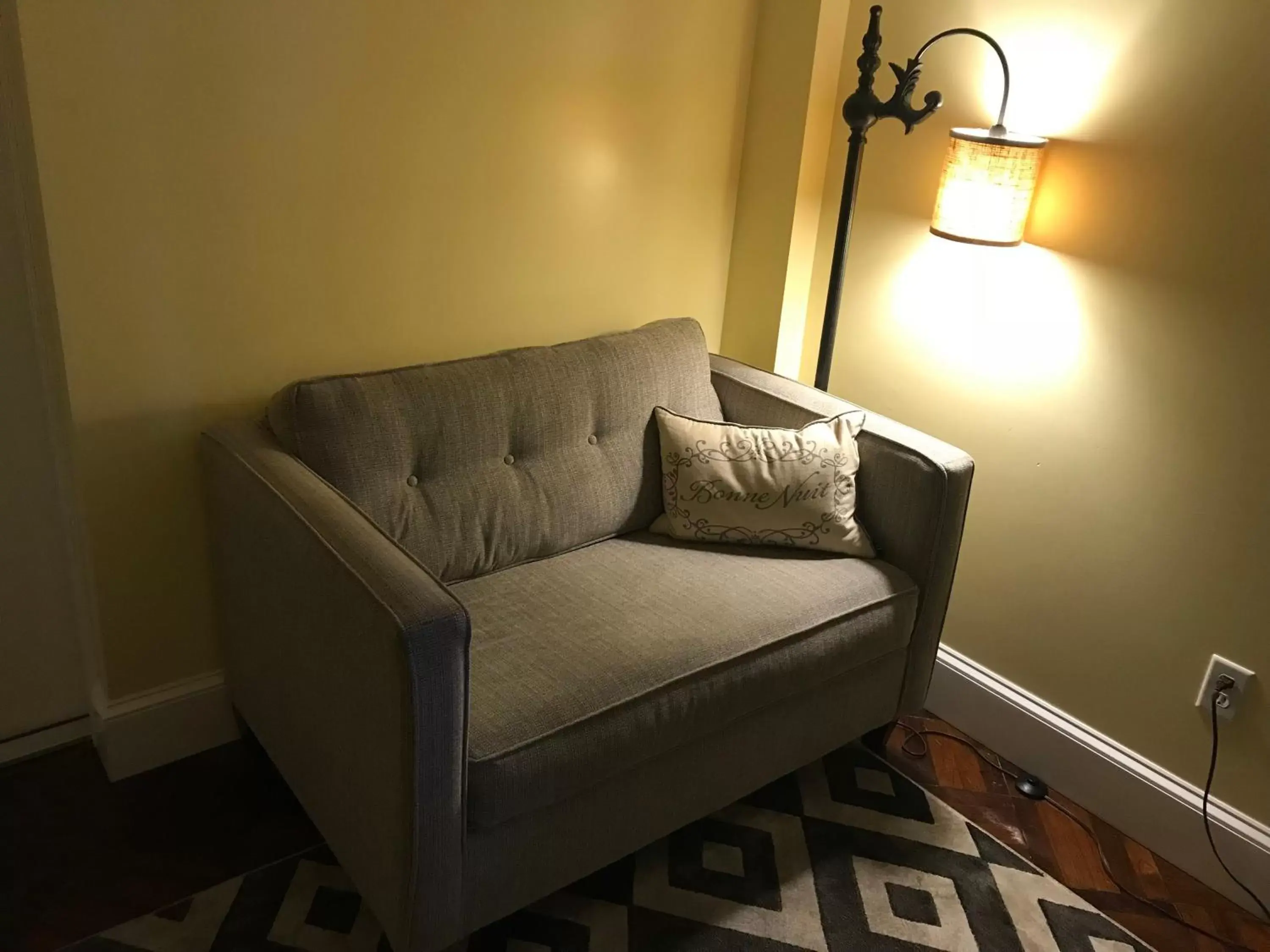 Decorative detail, Seating Area in Elaine's Cape May Boutique Hotel