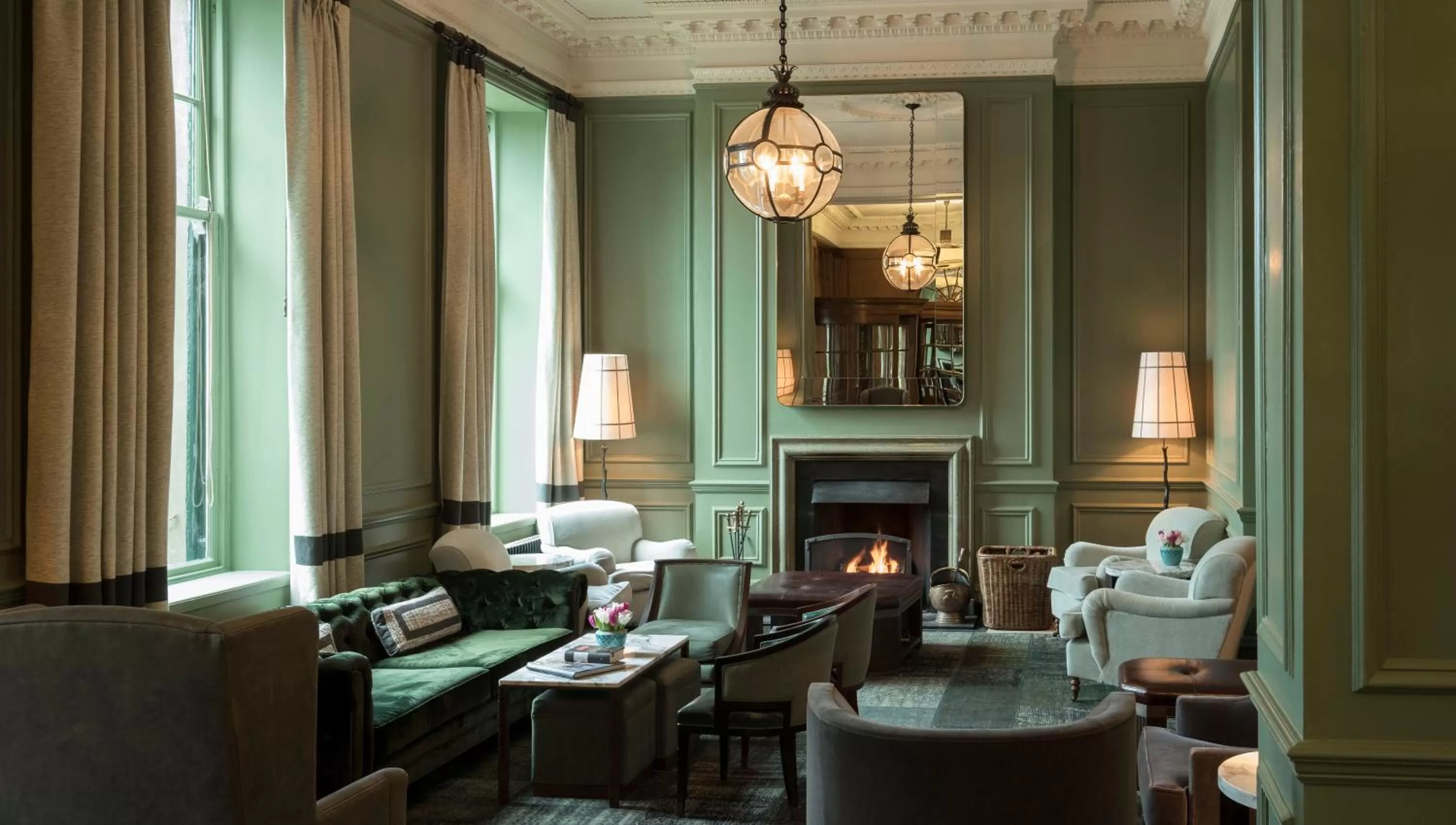 Lobby or reception in The Gleneagles Hotel