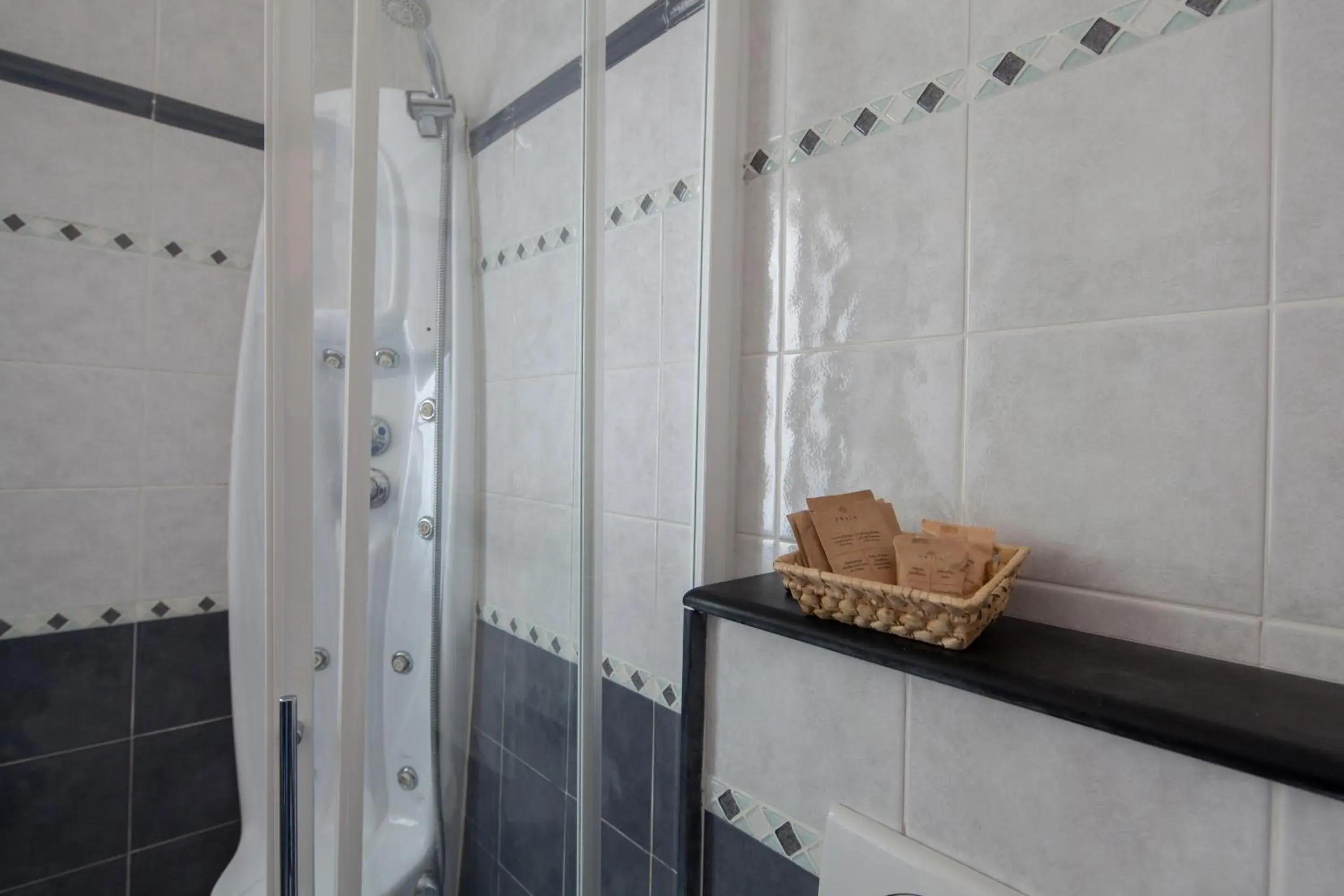 Shower, Bathroom in Hotel Nella