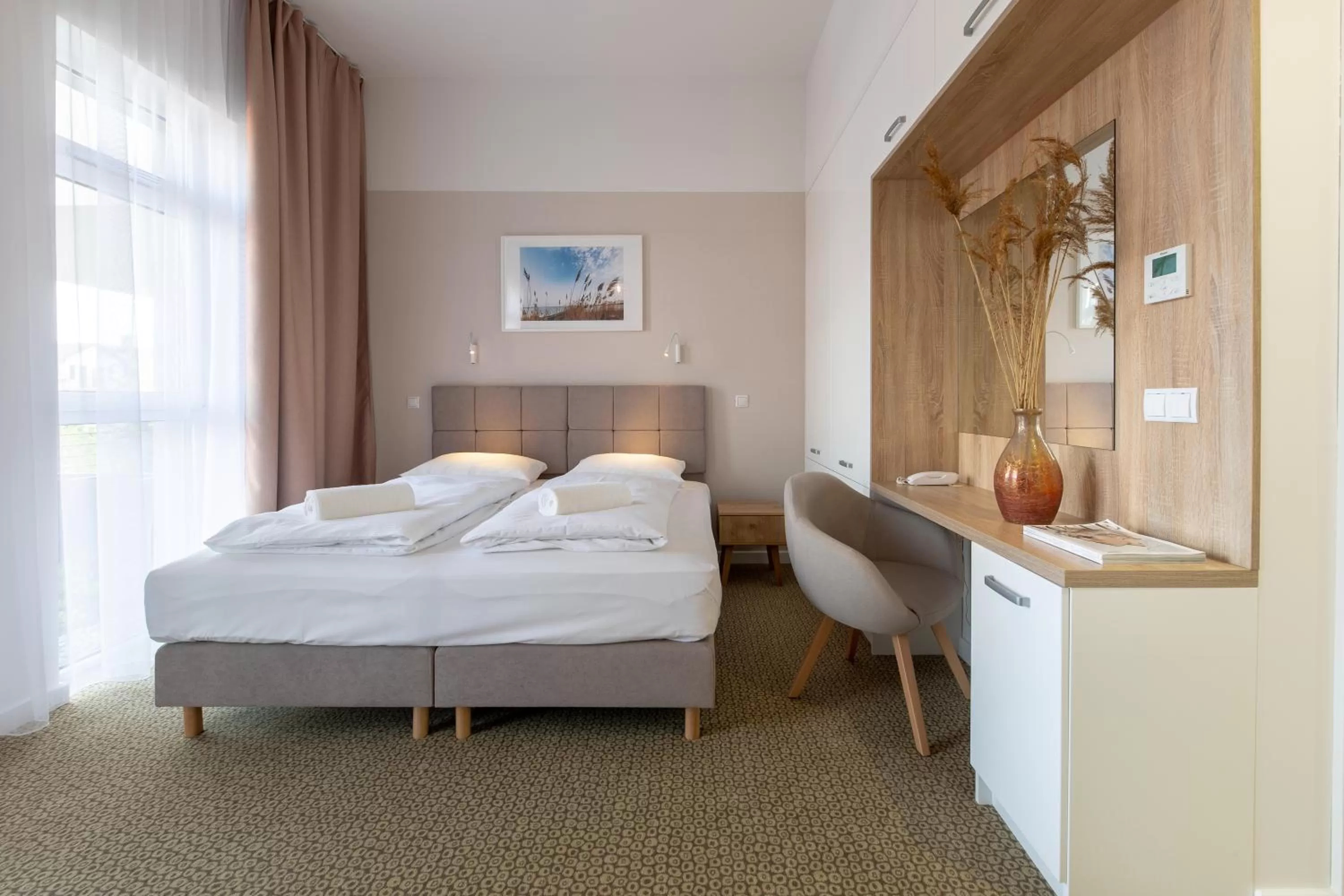 Bed in Molo Park Aparthotel