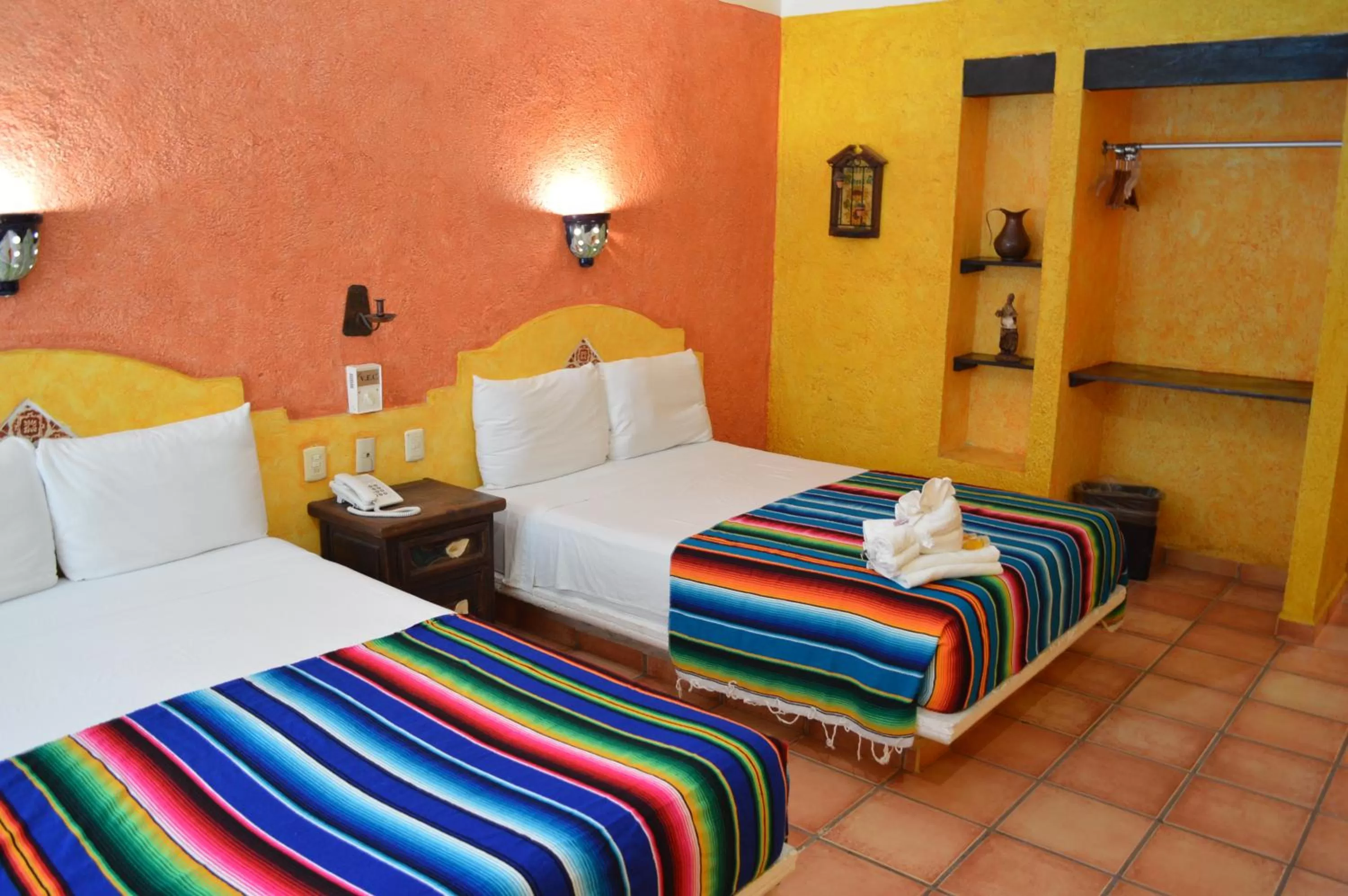 Bedroom, Bed in Hacienda Maria Bonita Hotel