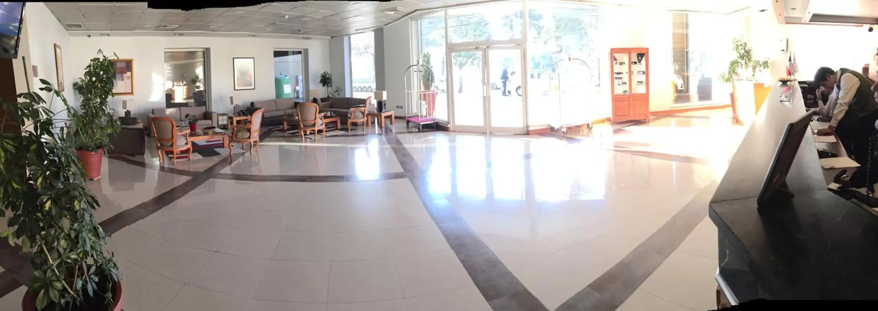 Lobby or reception in Hotel Diego De Almagro Rancagua