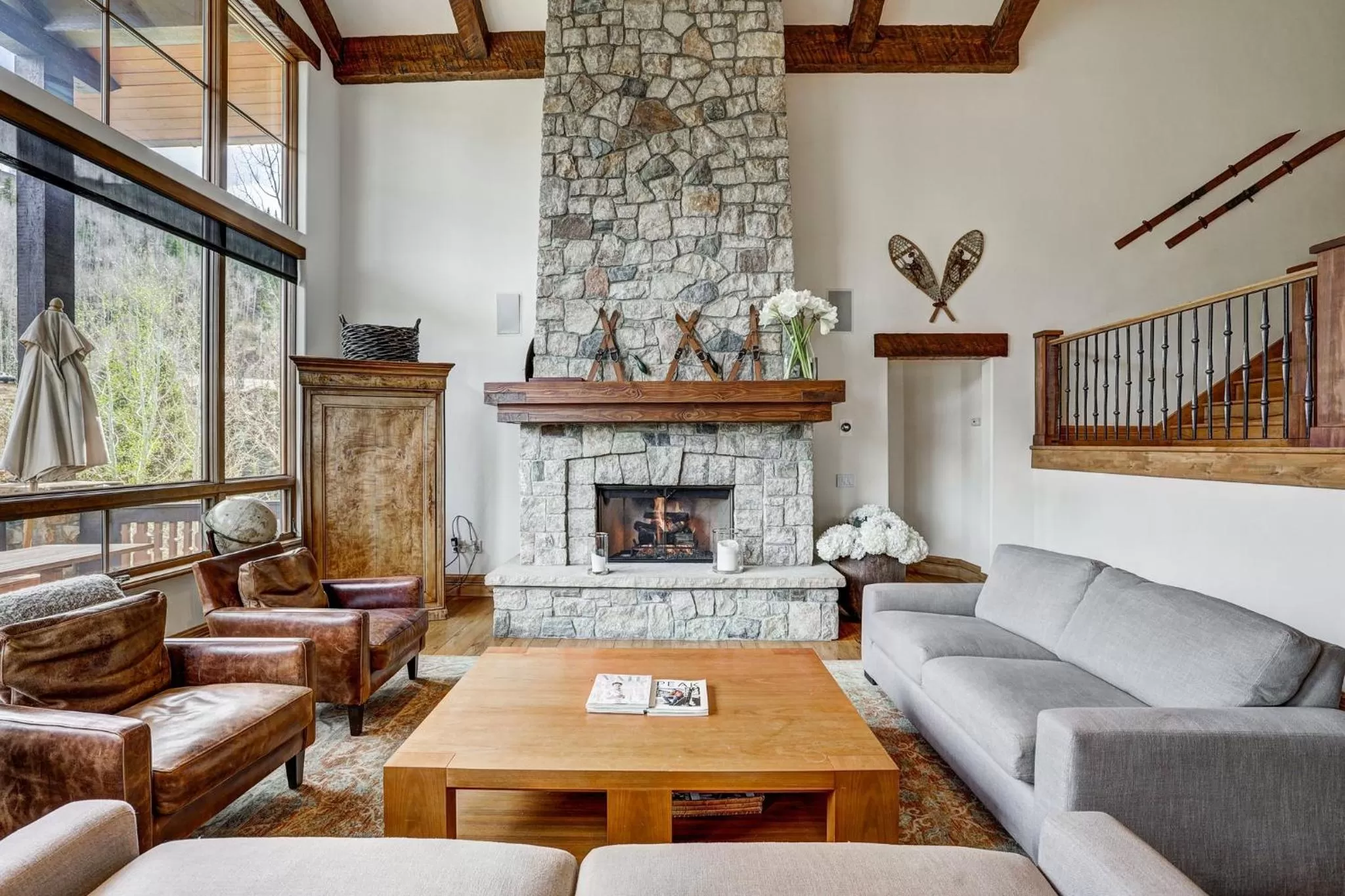 Living room in The Arrabelle at Vail Square, a RockResort