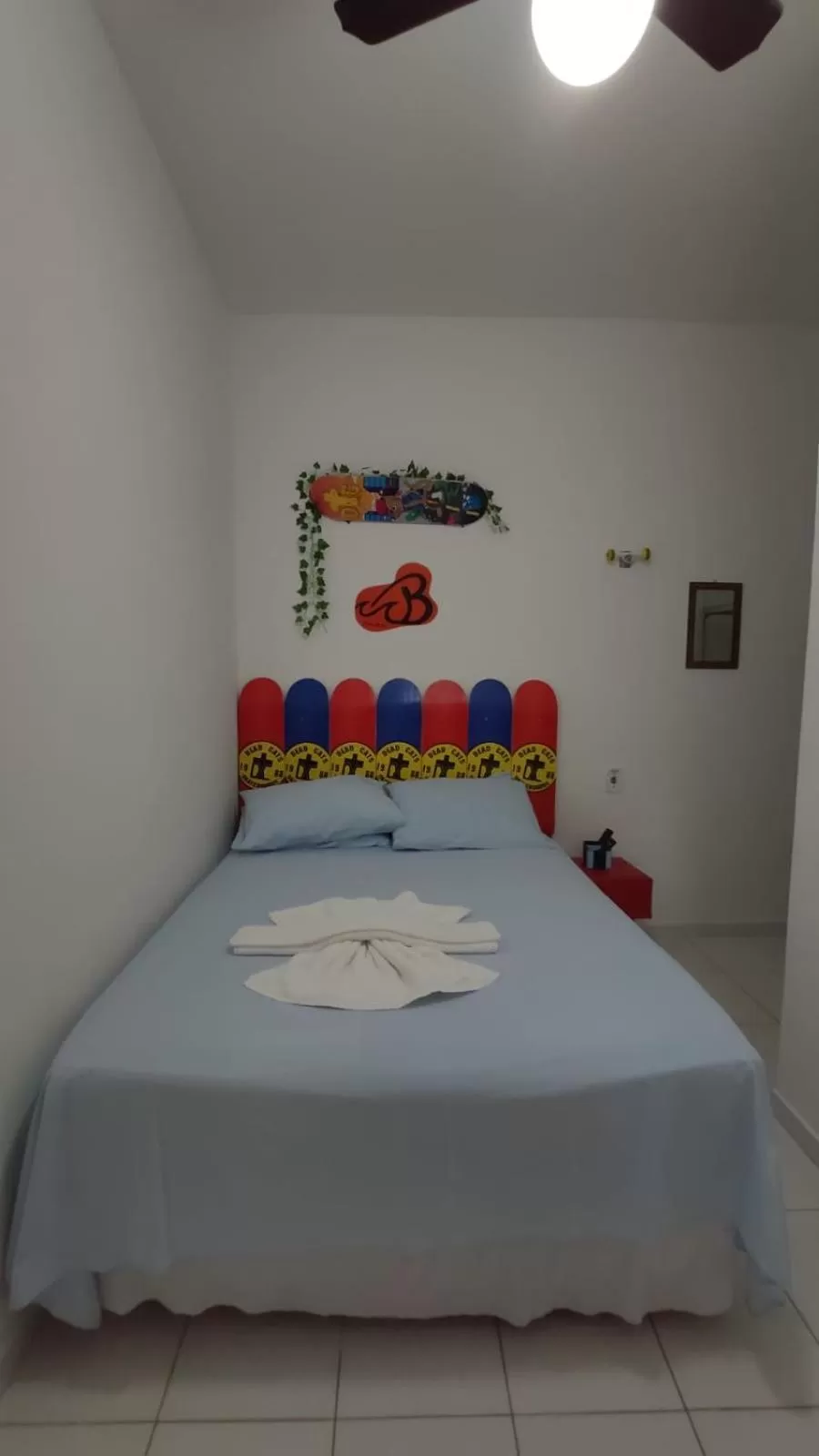 Bed in Pousada Praia do Tombo