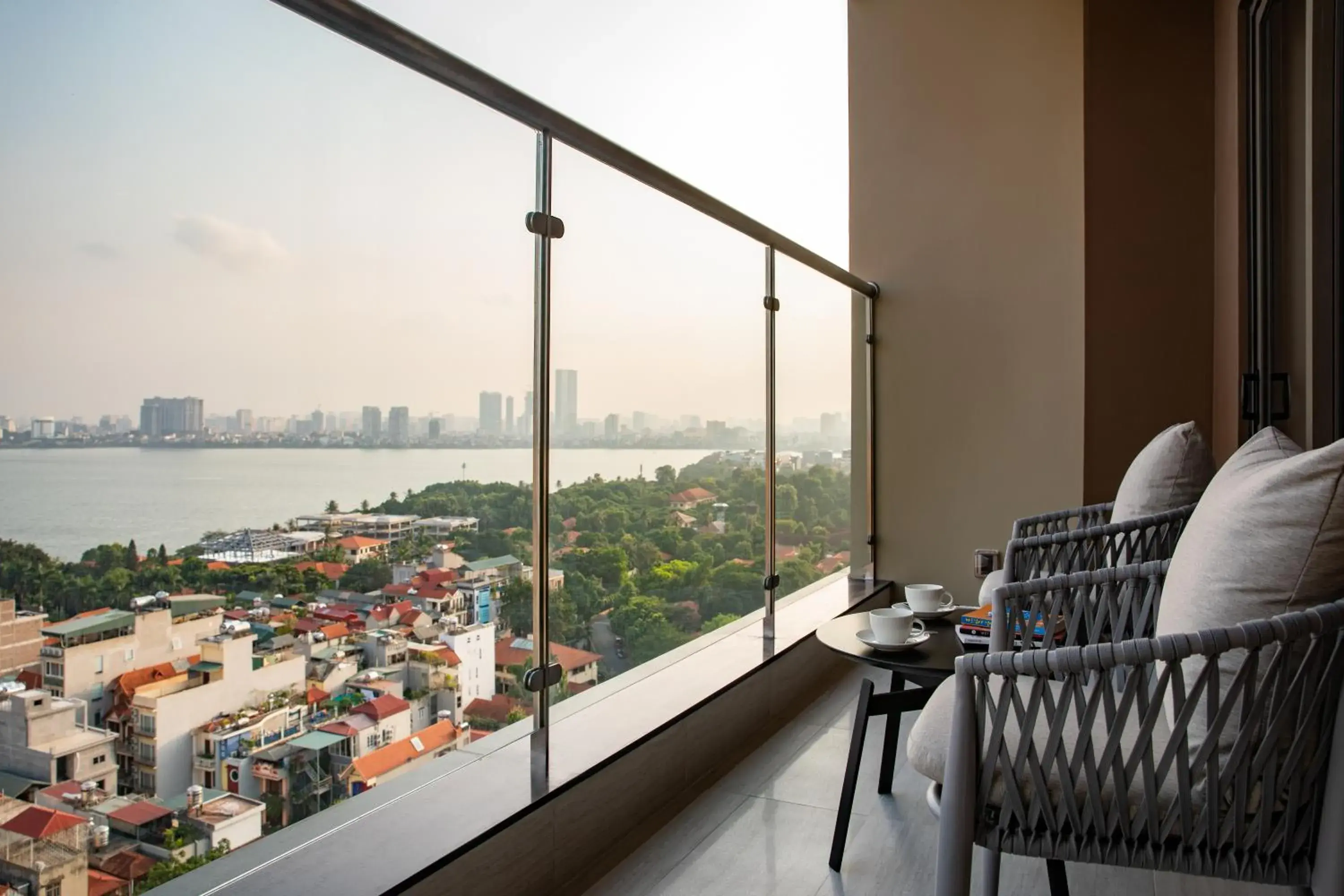 Balcony/Terrace in Oakwood Residence Hanoi