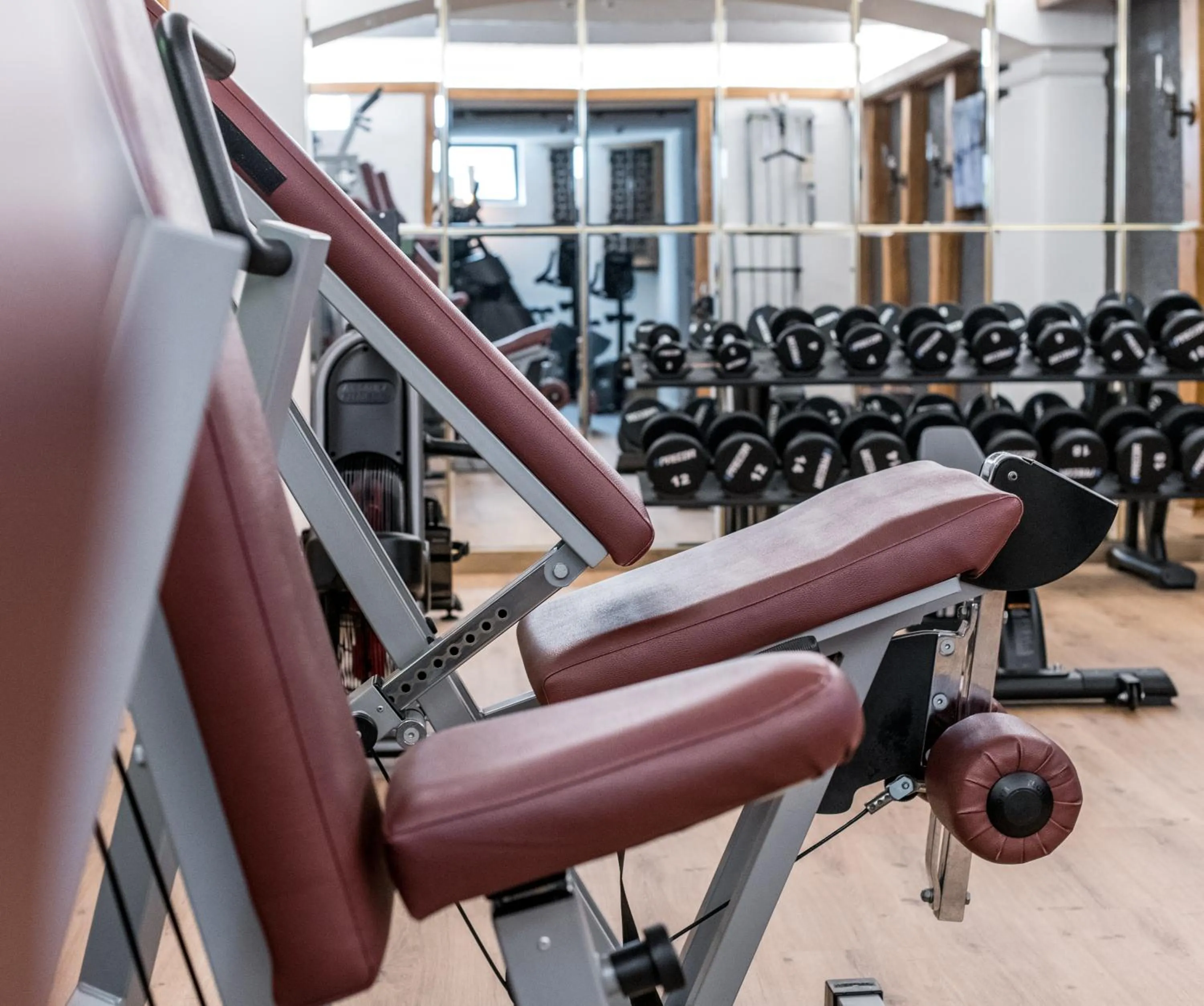 Fitness centre/facilities in Hotel Moserhof