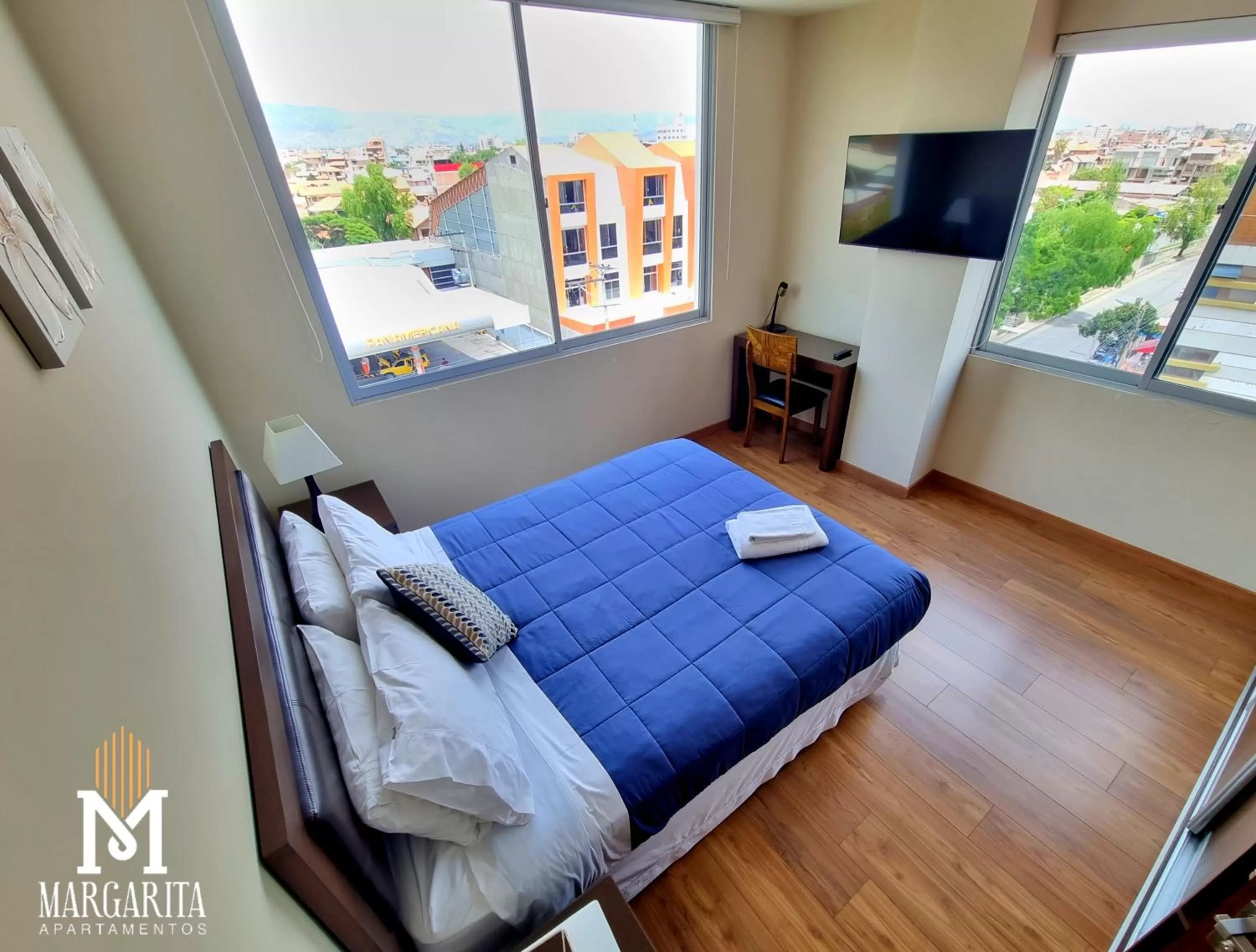 Bed in Margarita Apartamentos