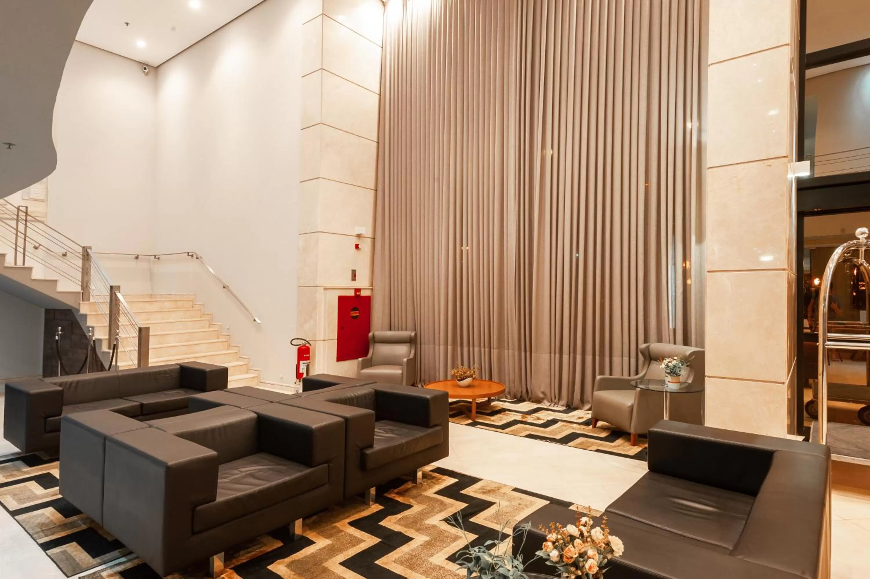 Lobby or reception in Slaviero Guarulhos Aeroporto