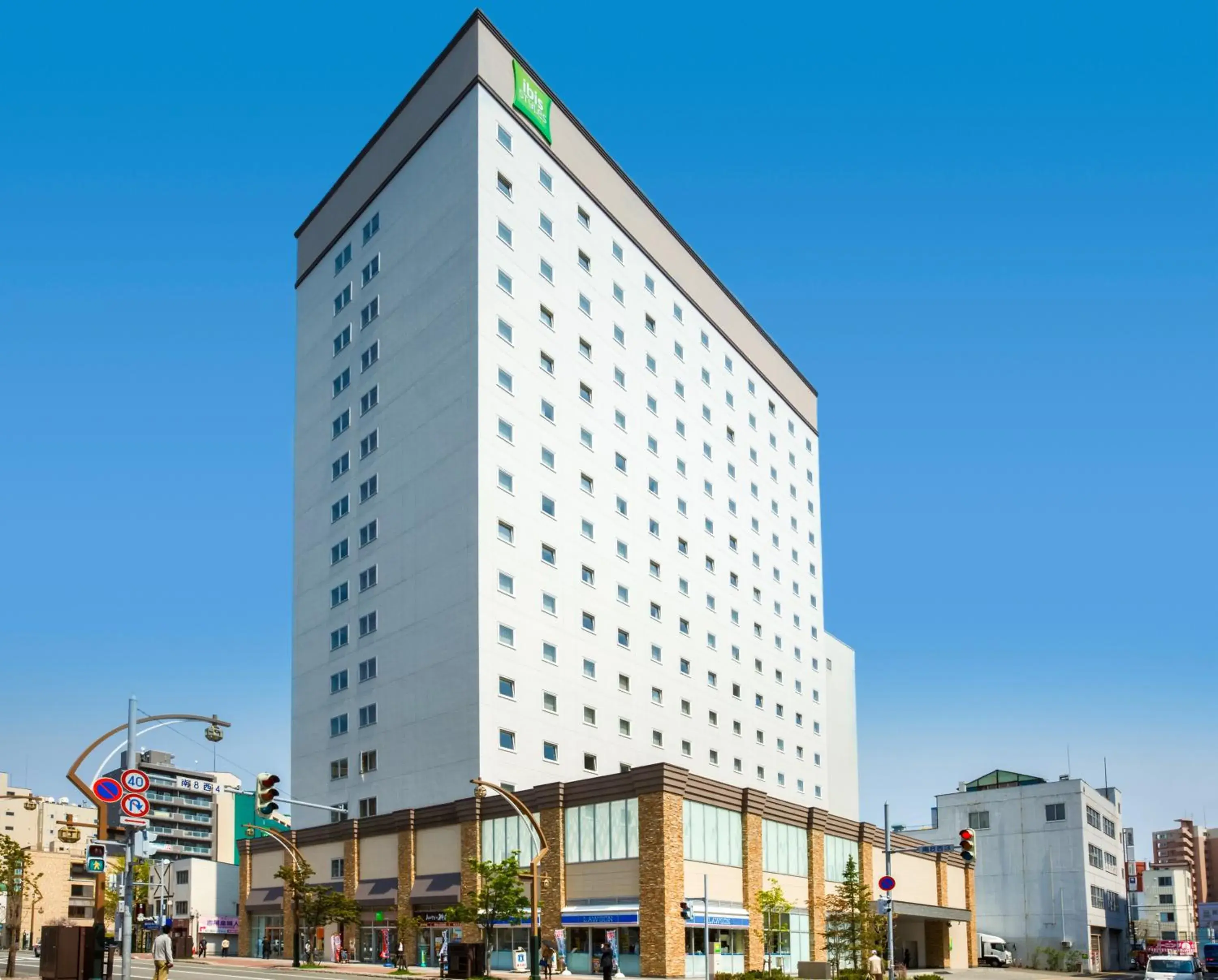 Facade/entrance, Property Building in Ibis Styles Sapporo Hotel