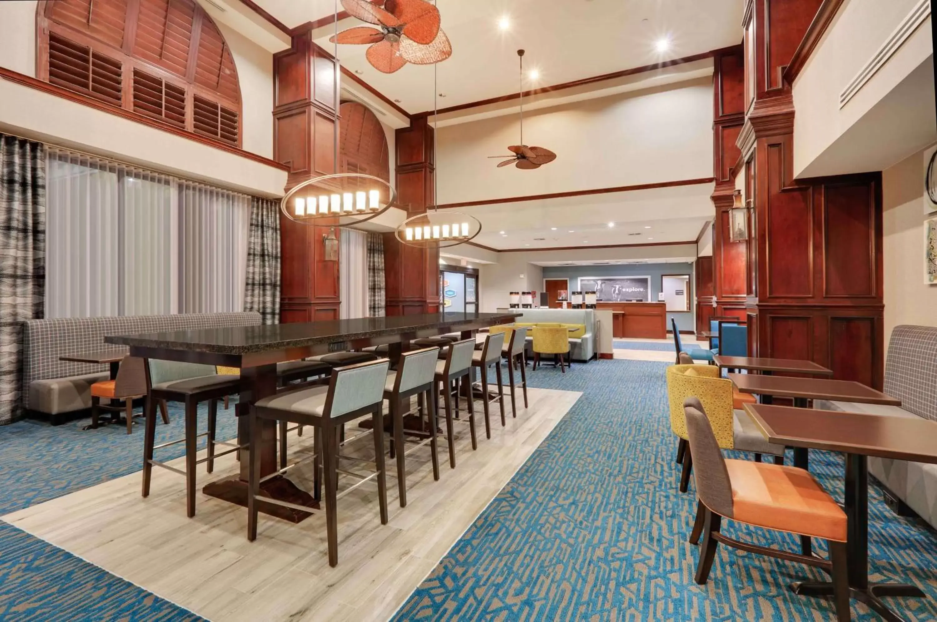 Lobby or reception, Restaurant/Places to Eat in Hampton Inn & Suites Dallas-Arlington-South