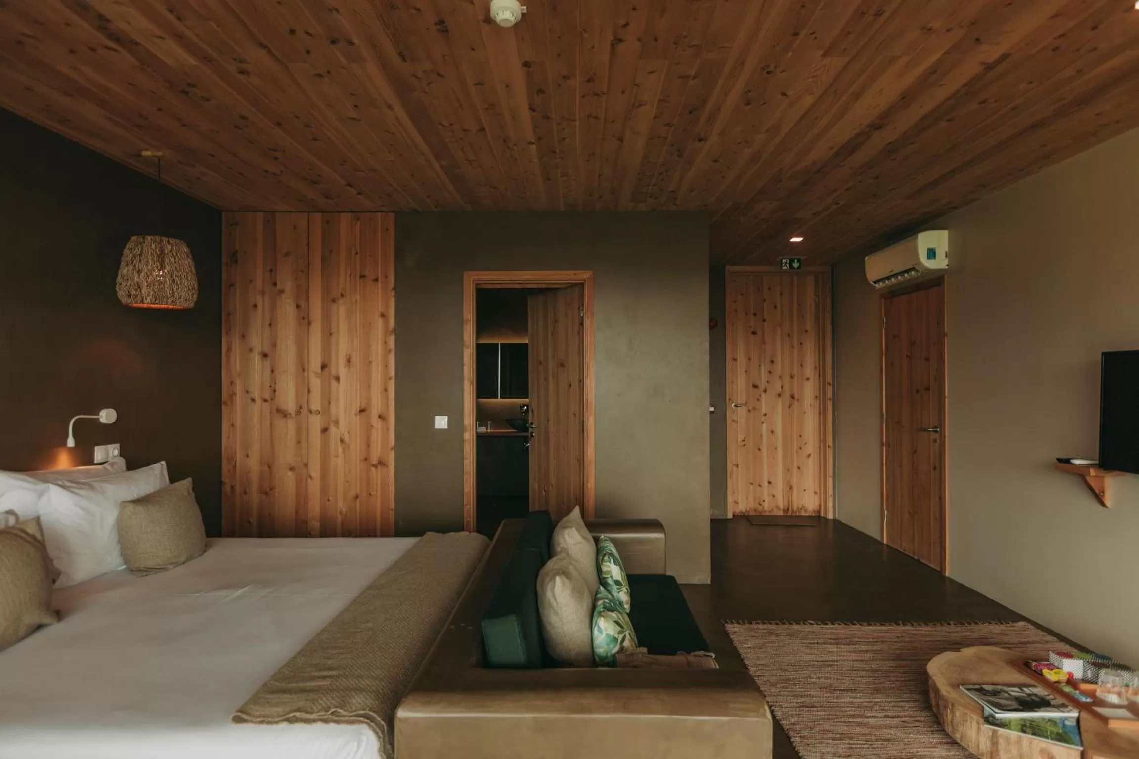 Living room, Bed in Santa Barbara Eco-Beach Resort