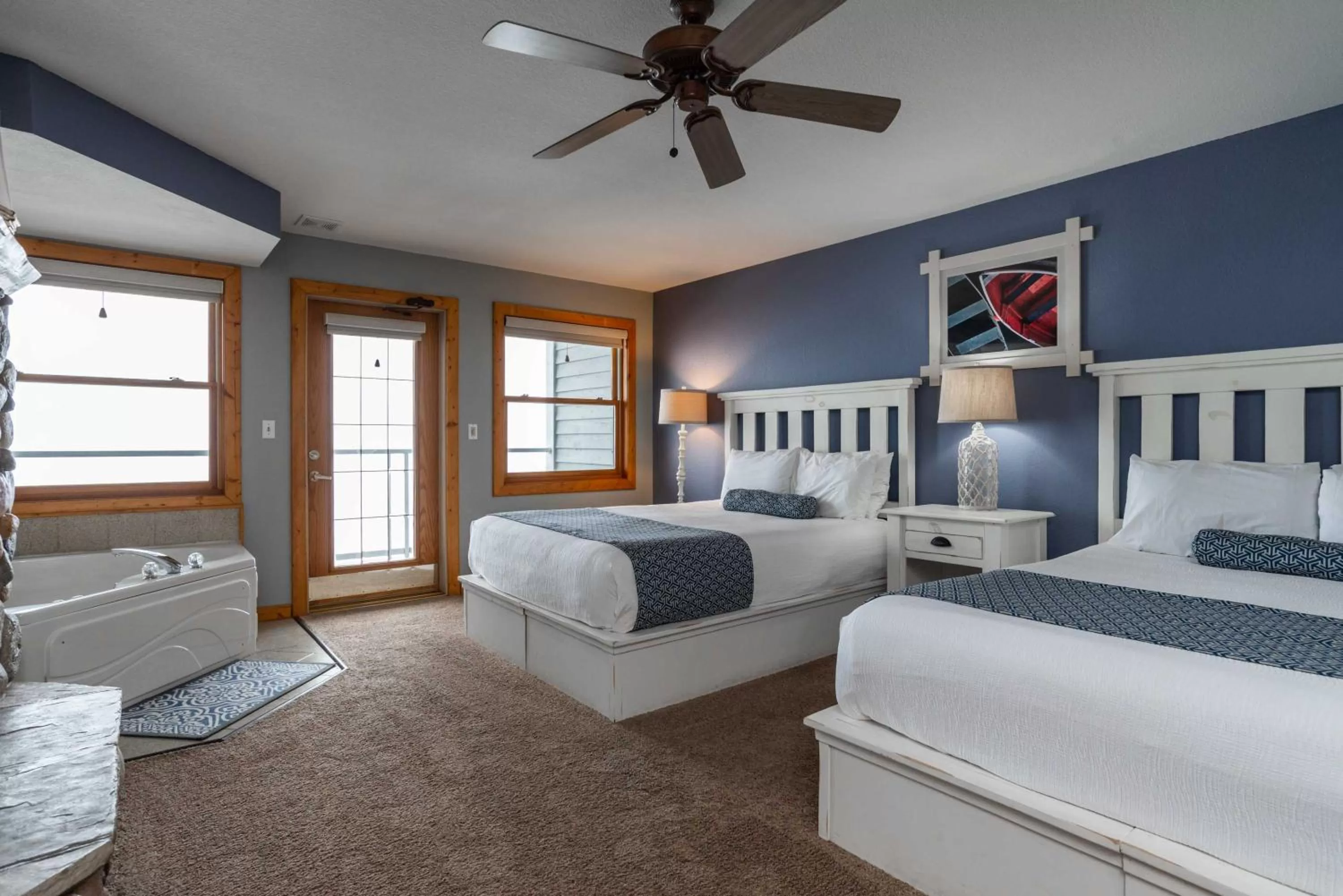 Bed in Quarterdeck Resort